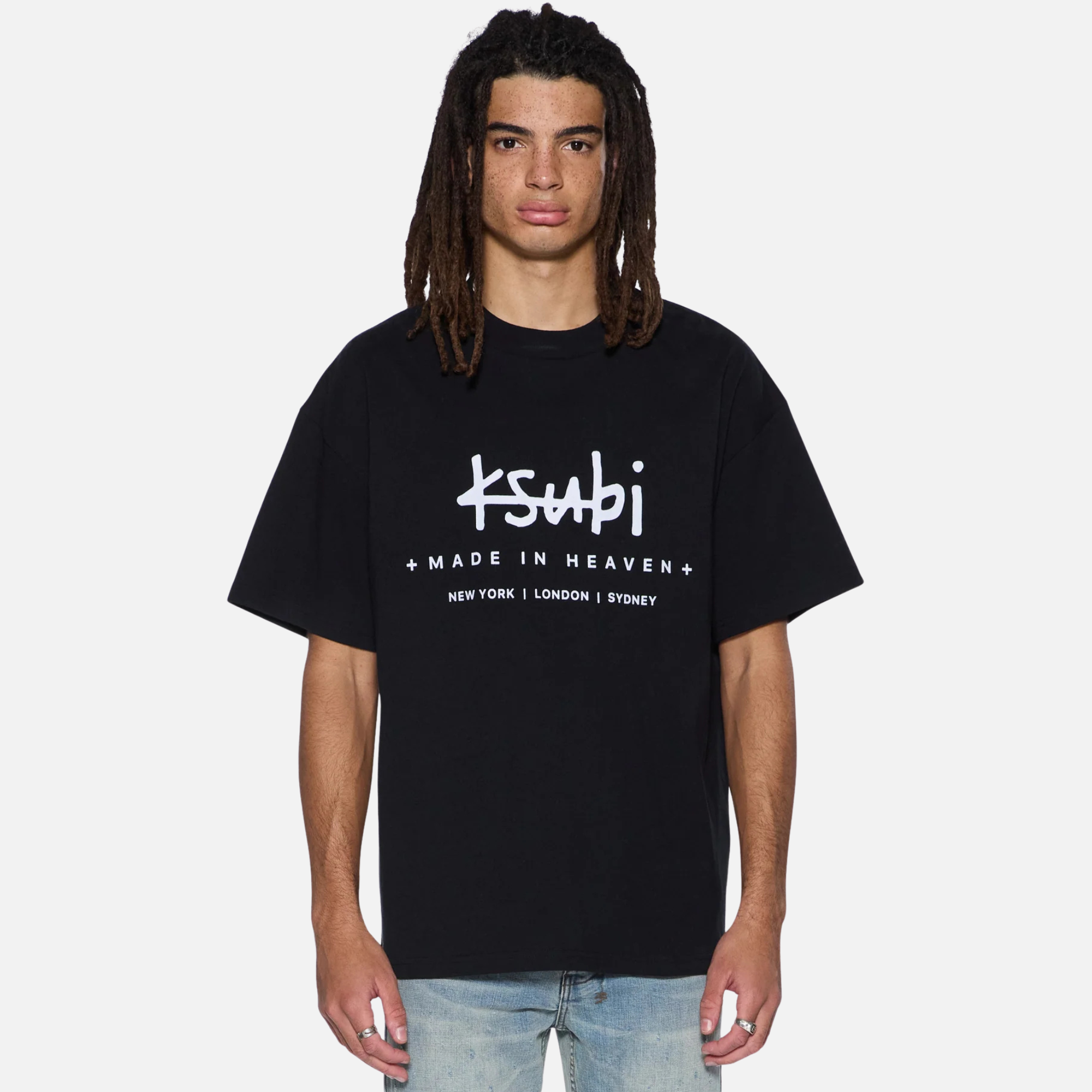 Ksubi Black Plated Ekcess SS T-Shirt – Puffer Reds