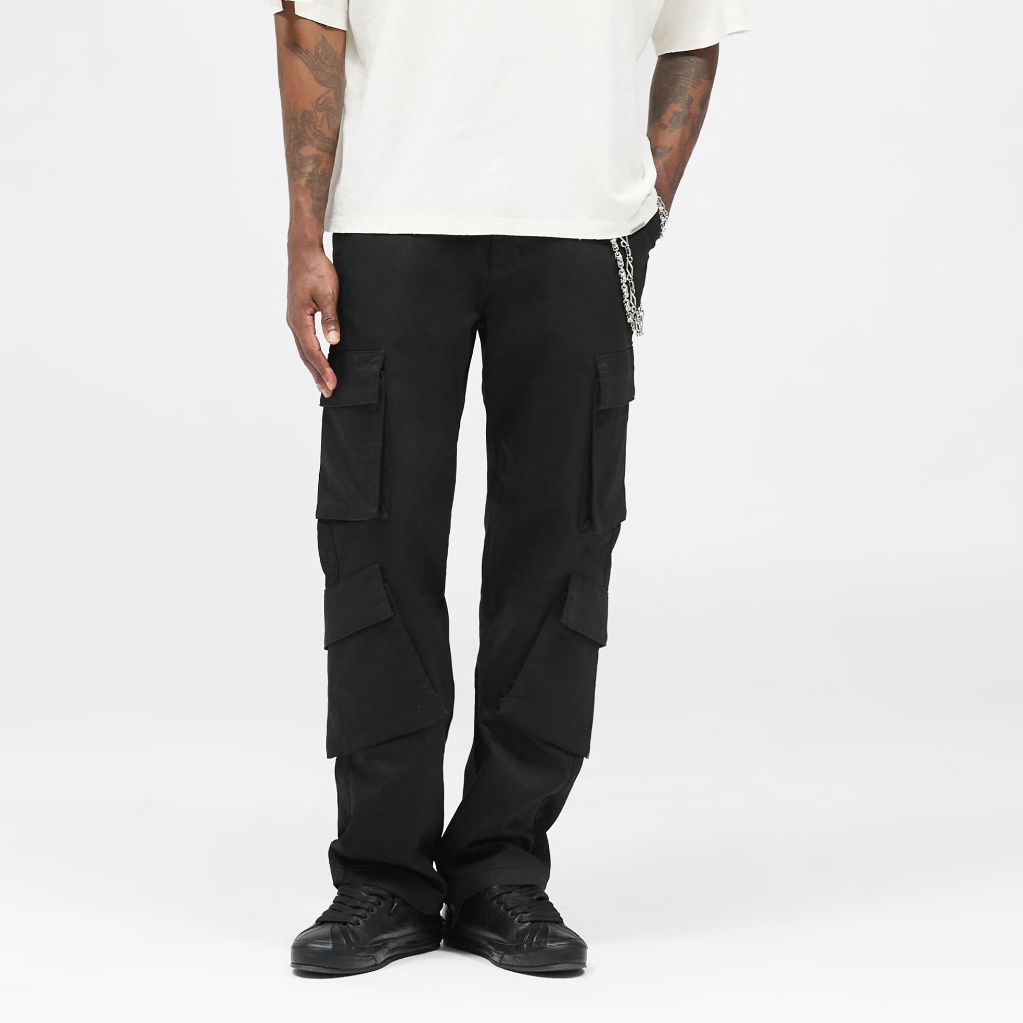 Represent Black Cargo Pants