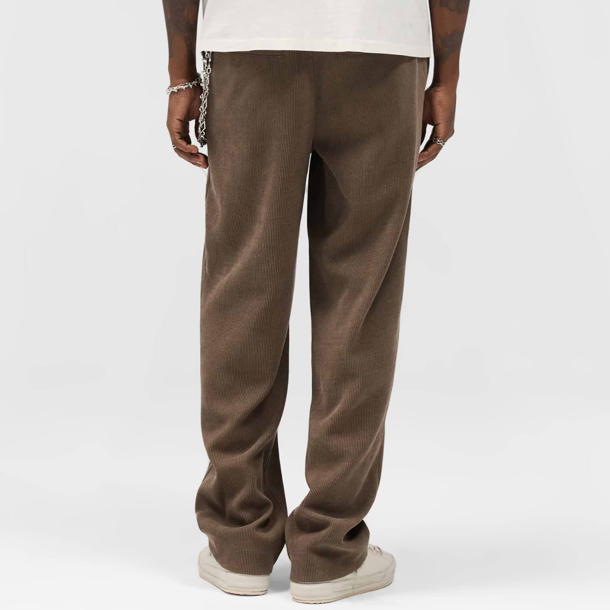 Represent Clove Ribbed Hybrid Pants