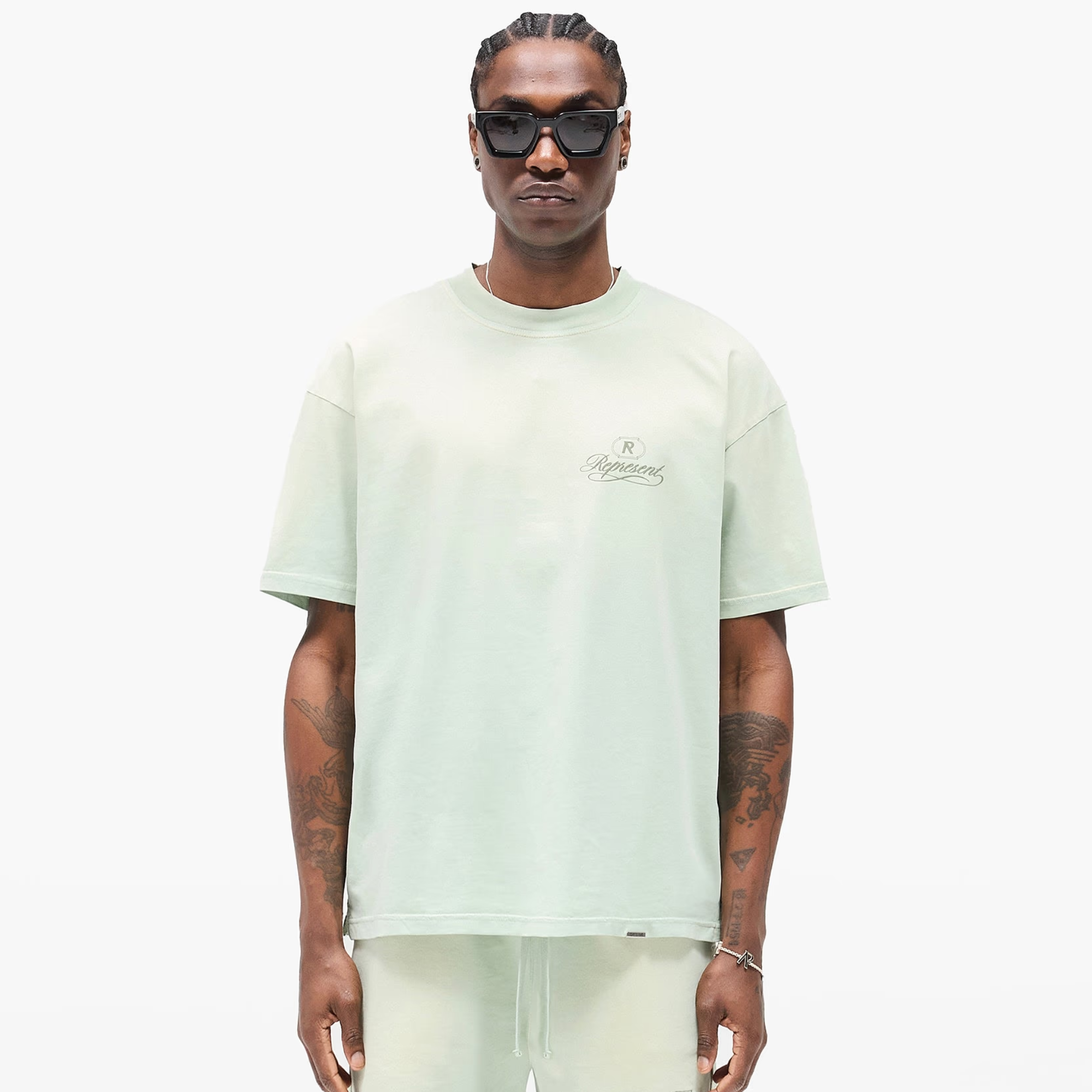 Represent Washed Sage Grand Vintage T-Shirt