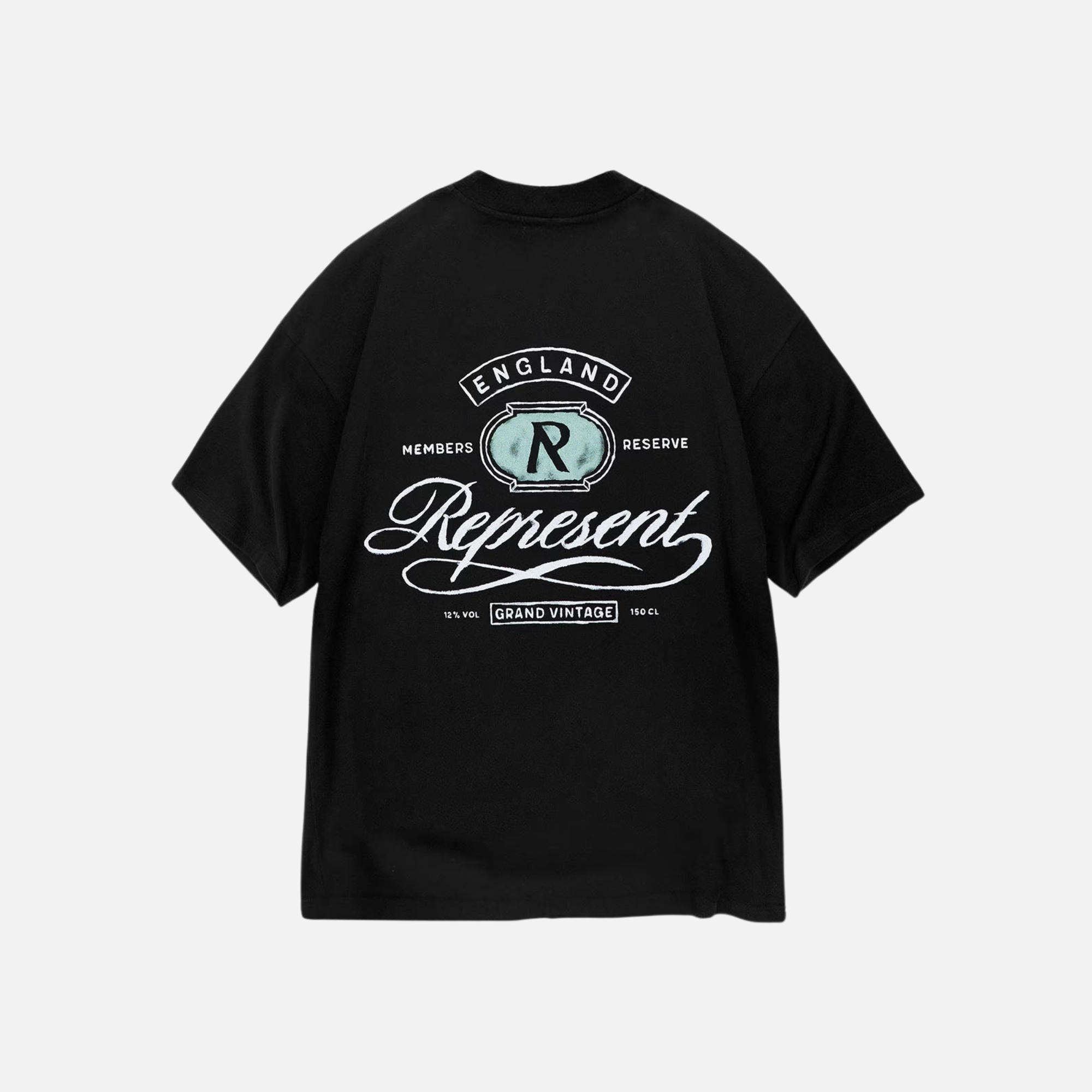 Represent Grand Vintage Hand Drawn Black T-Shirt