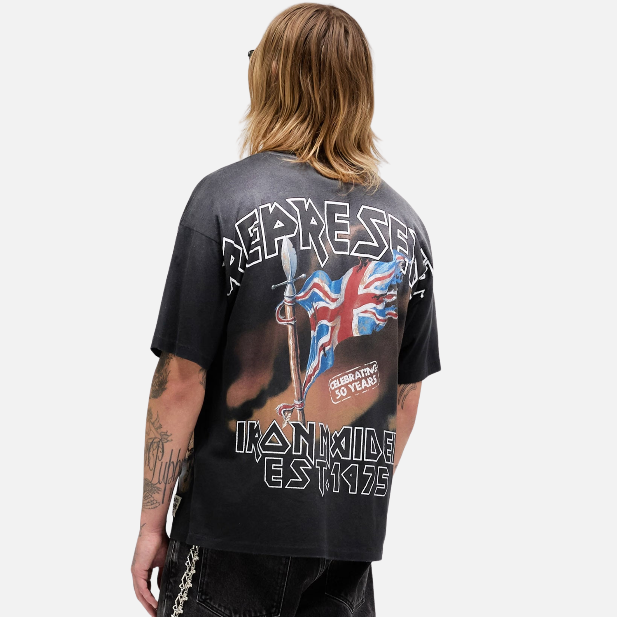 Represent x Iron Maiden Steed Black T-Shirt