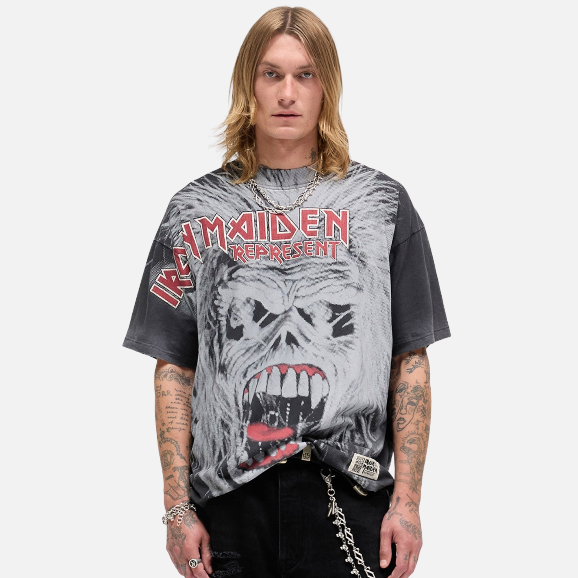 Represent x Iron Maiden British Metal T-Shirt – Puffer Reds