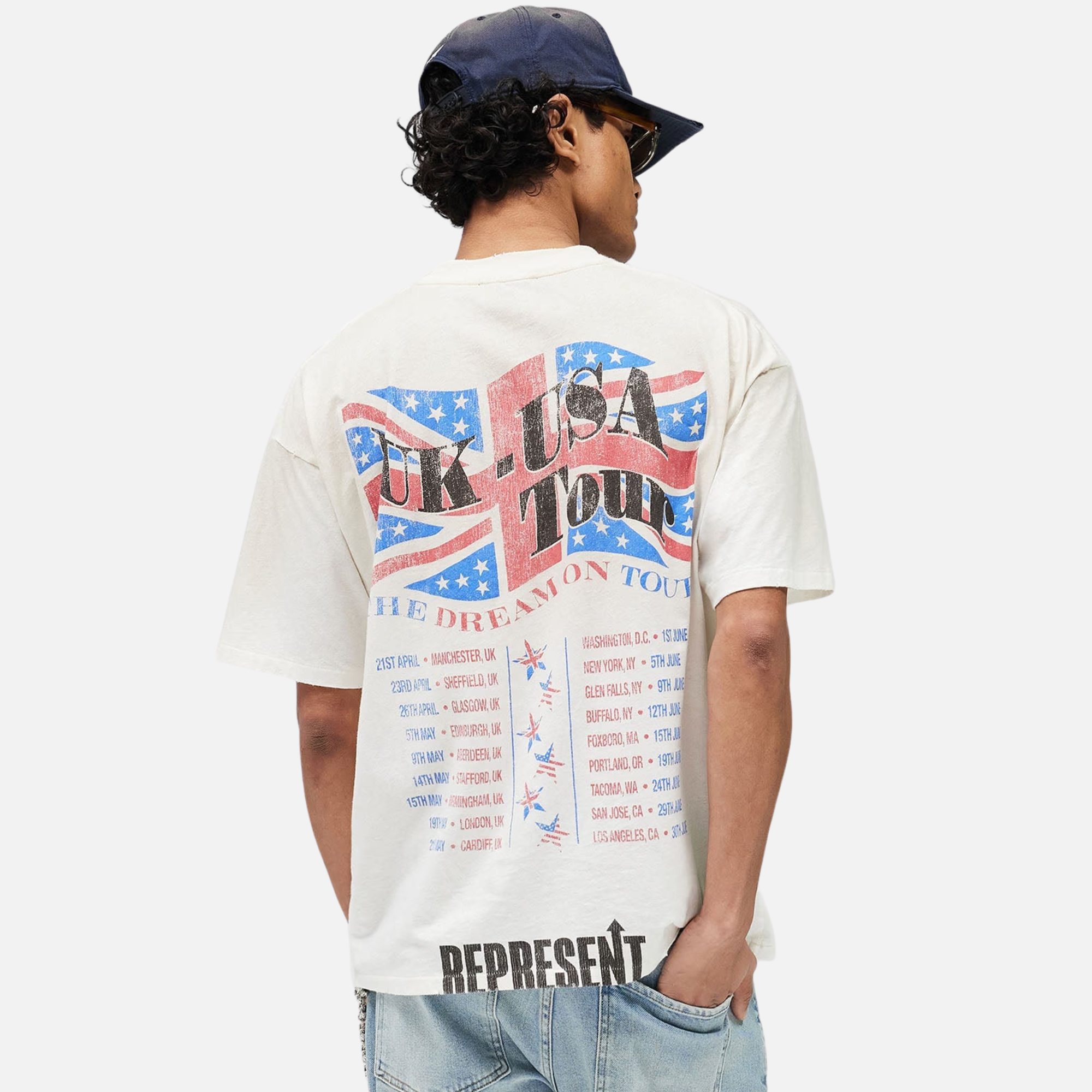 Represent Dream On Tour Cream T-Shirt