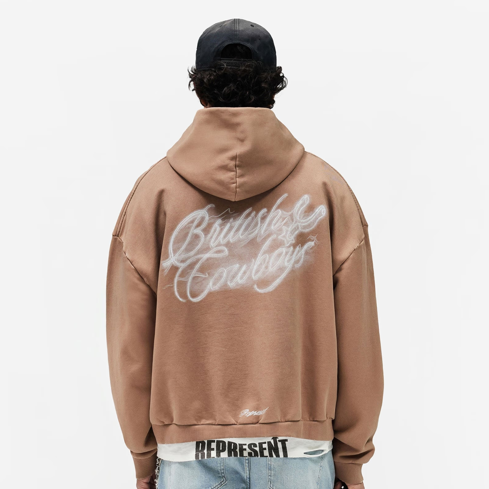 Represent British Cowboys Dusty Brown Hoodie