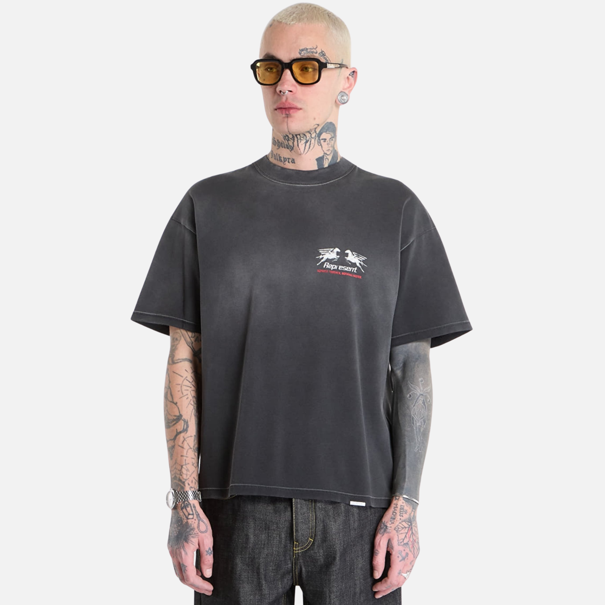 Represent 24 Hour Service Black T-Shirt