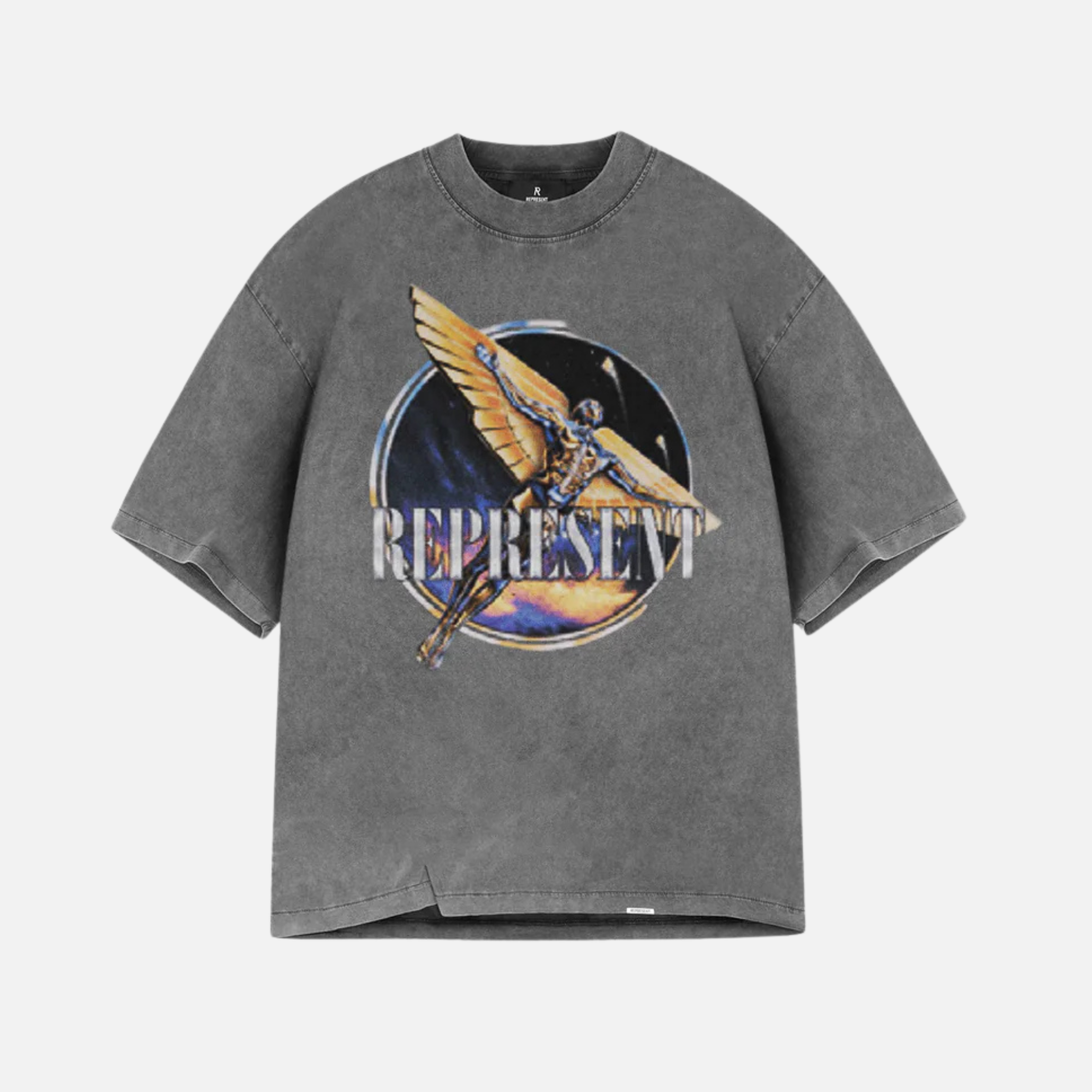 Represent Golden Tour Sun Fade Grey T-Shirt