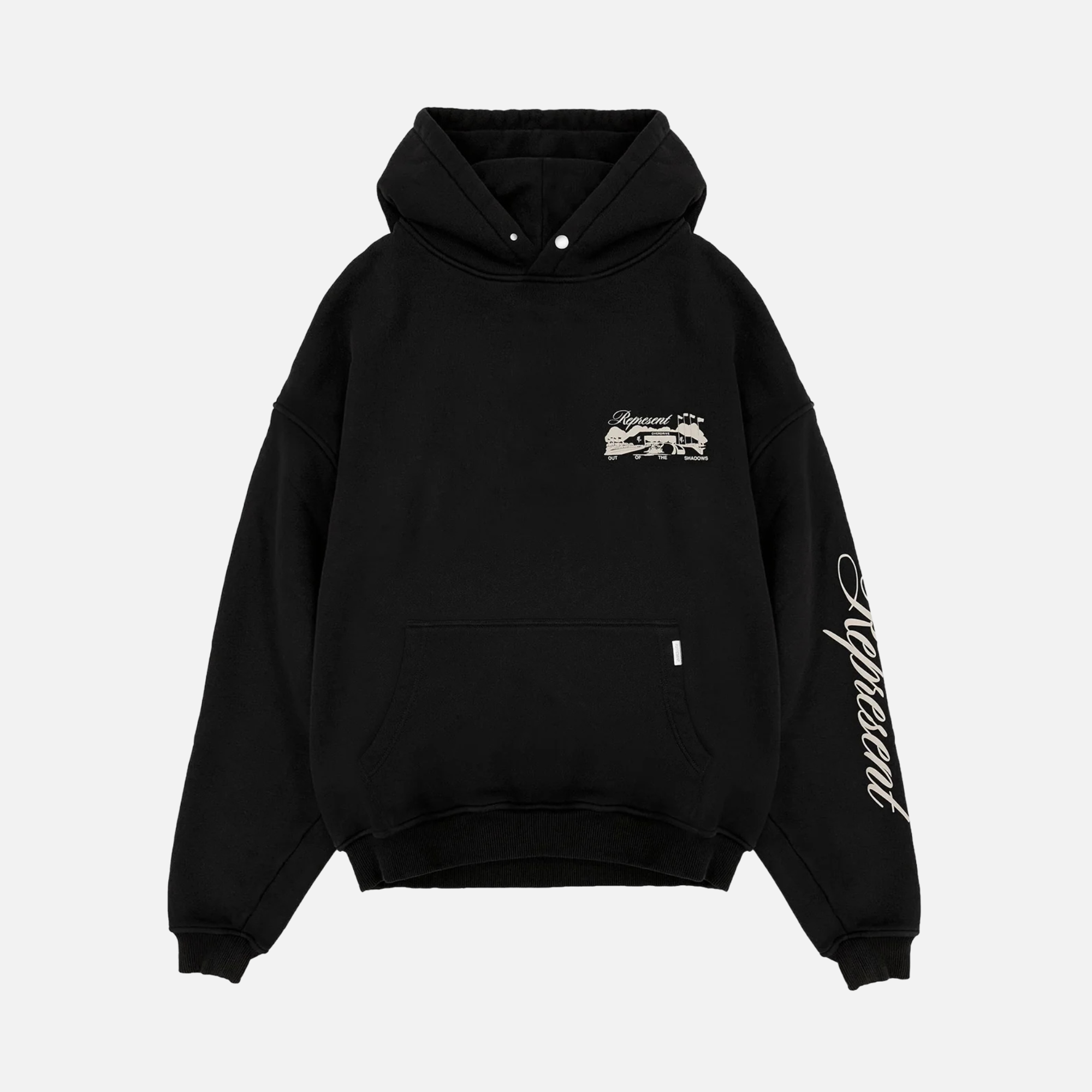 Represent Black Raceway Hoodie