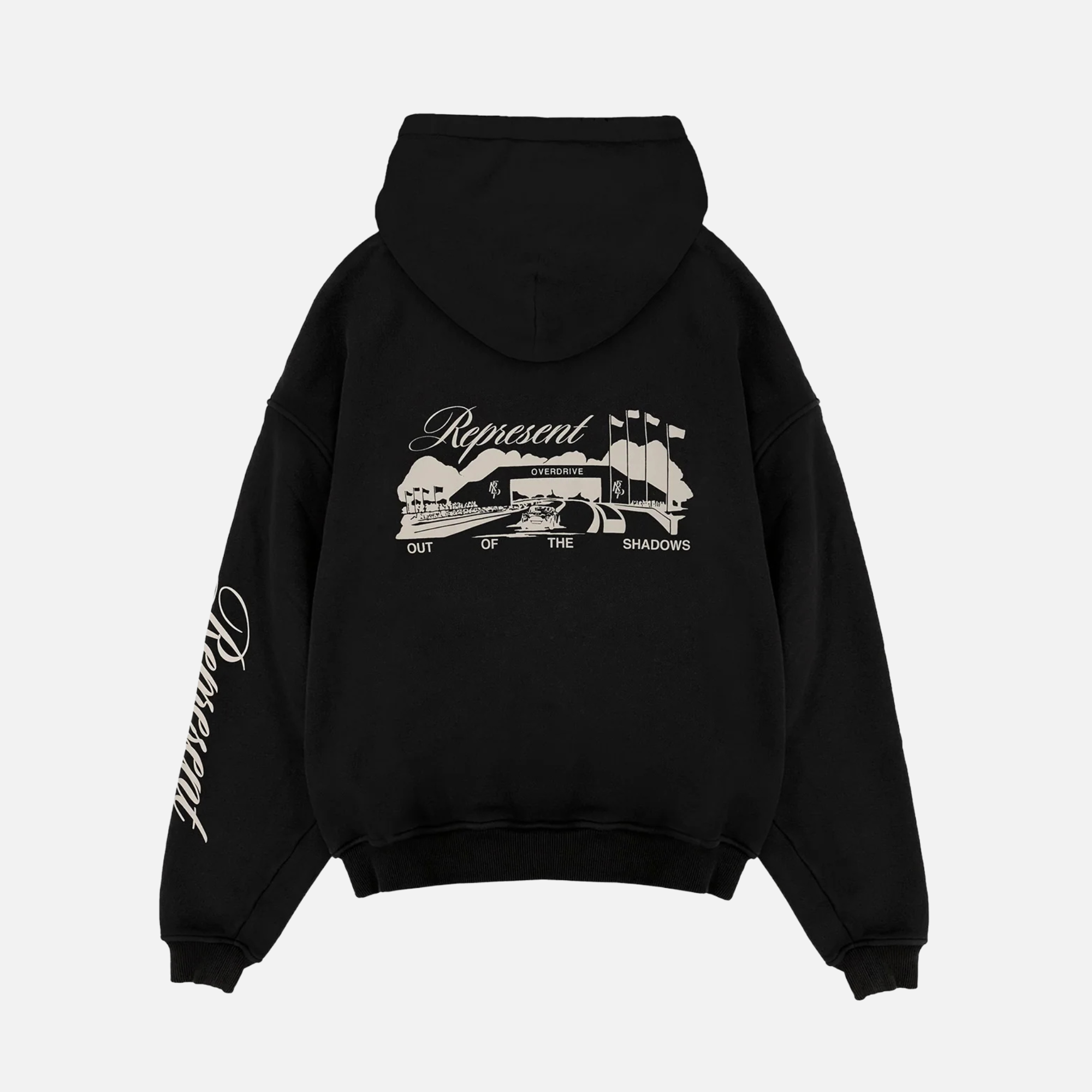 Represent Black Raceway Hoodie