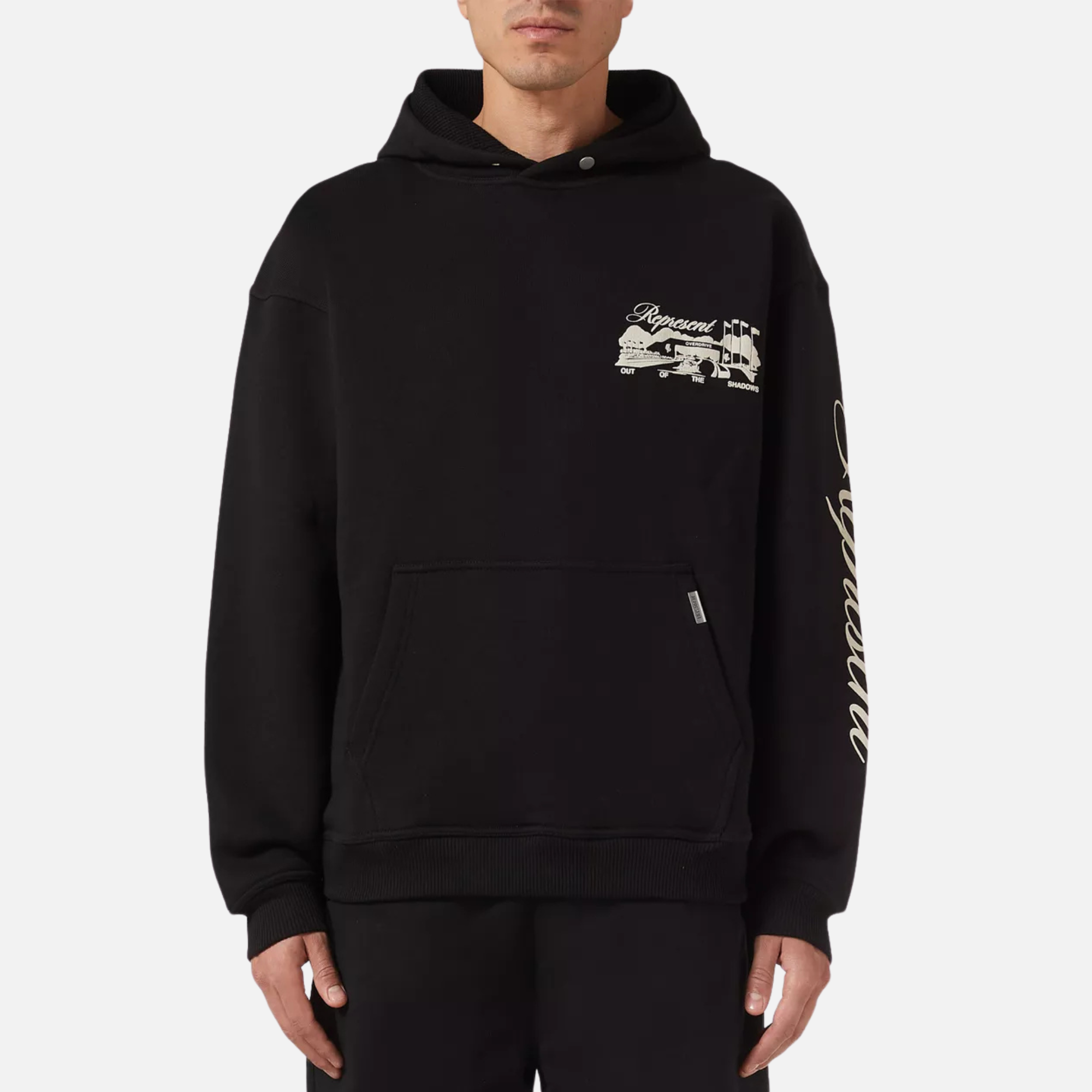 Represent Black Raceway Hoodie