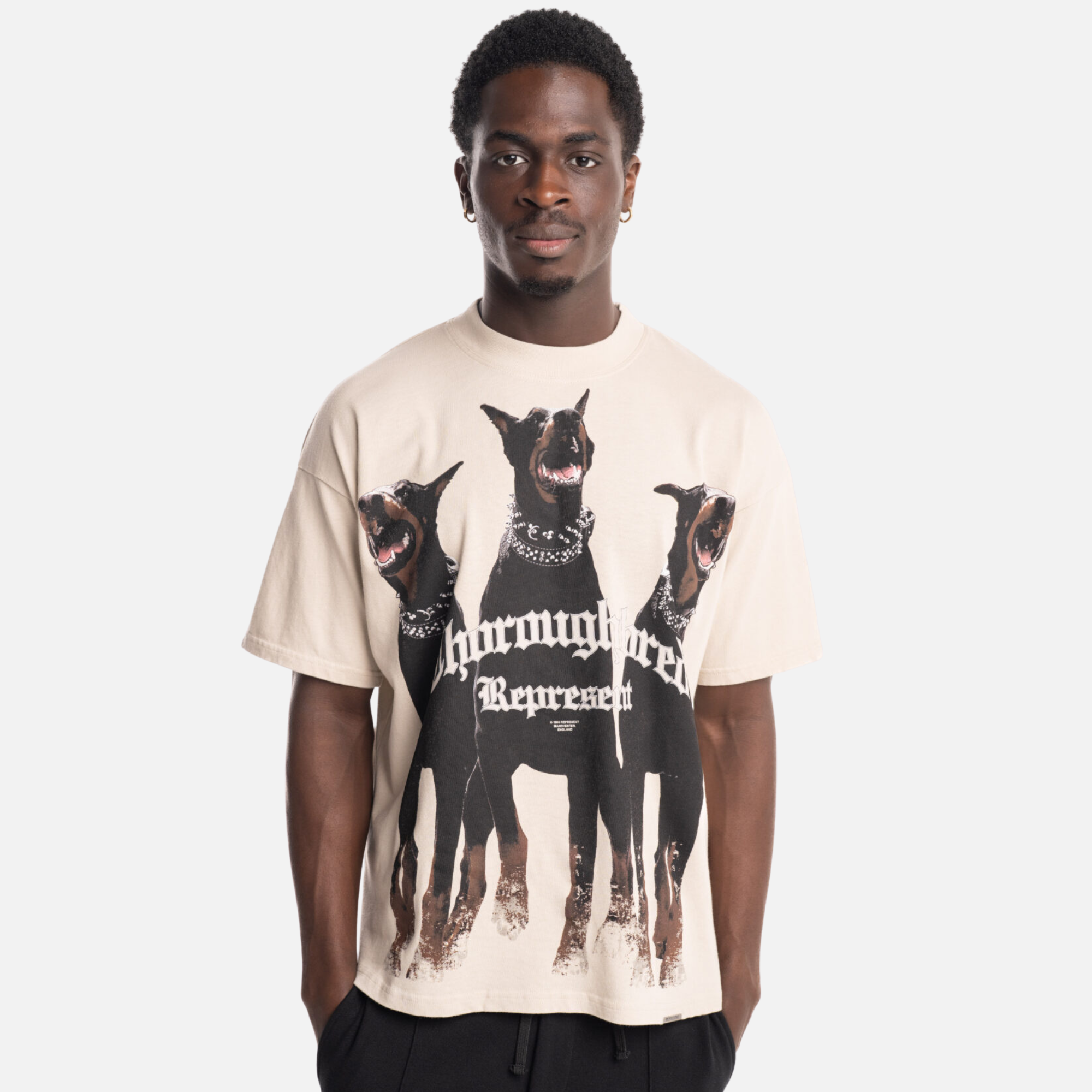 Represent Thoroughbred Vintage White T-Shirt