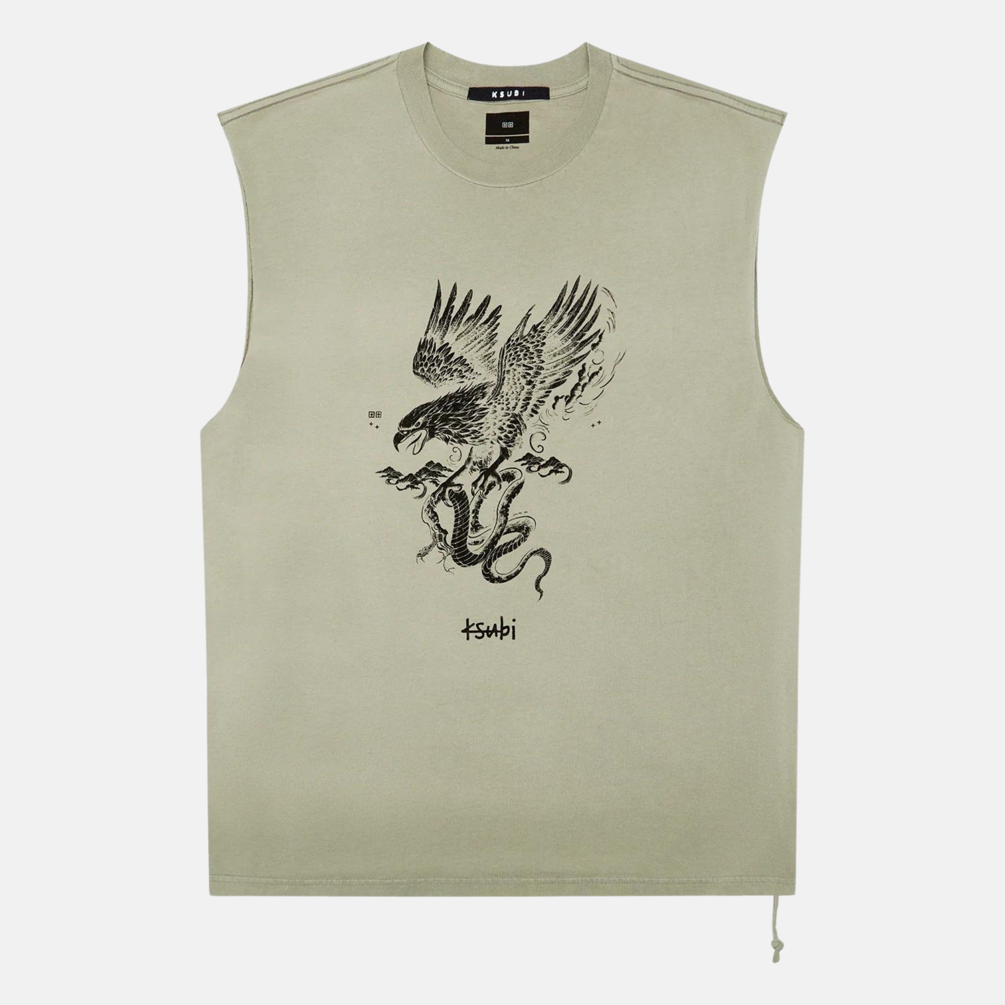 Ksubi Target Biggie Slash Army Fade Tank Top