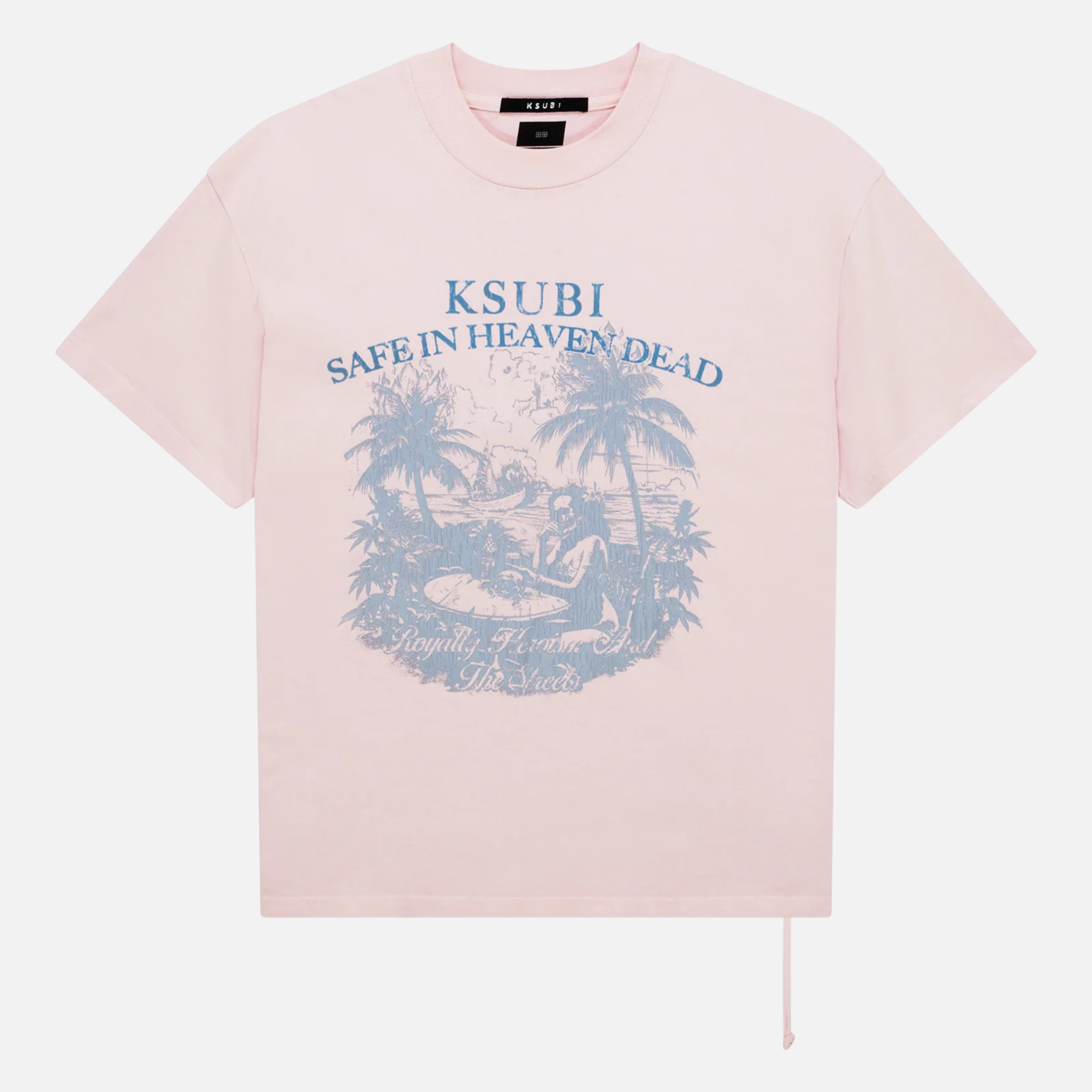 Ksubi Pink Paradiso Ekcess Ice Quartz T-Shirt