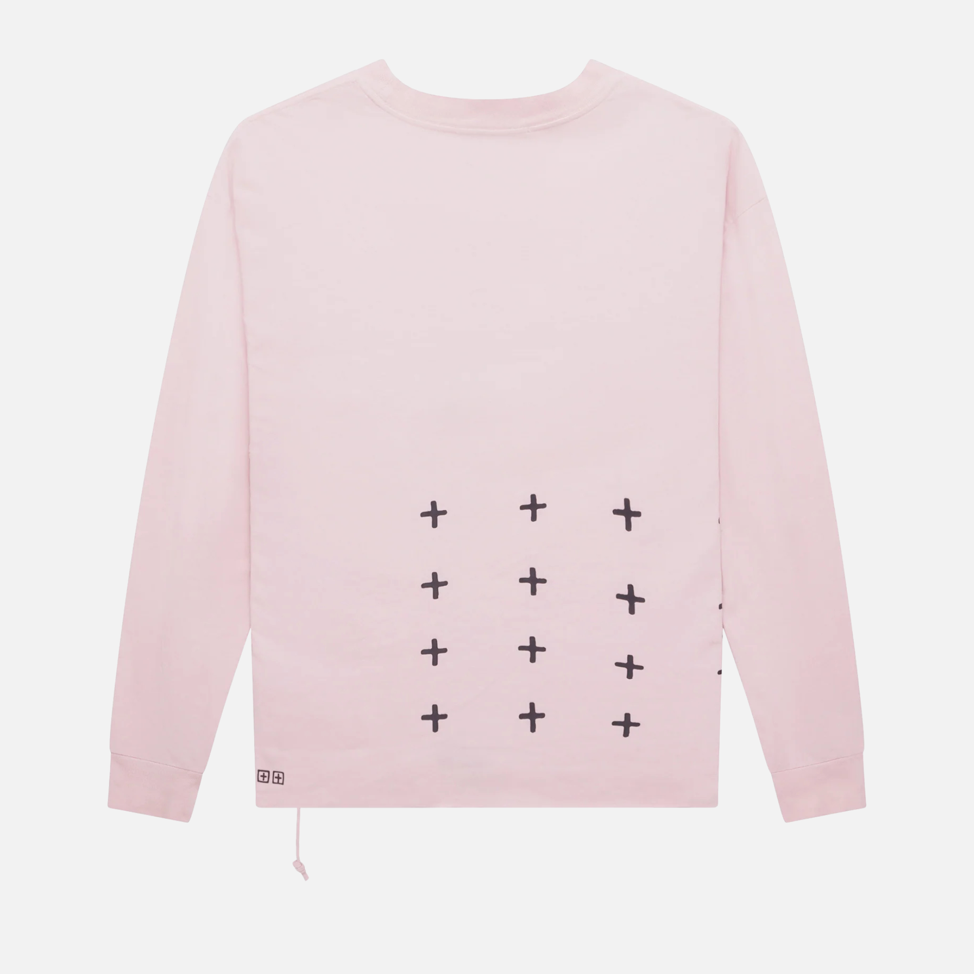 Ksubi Pink Allday Biggie Long-Sleeve Ice Quartz T-Shirt