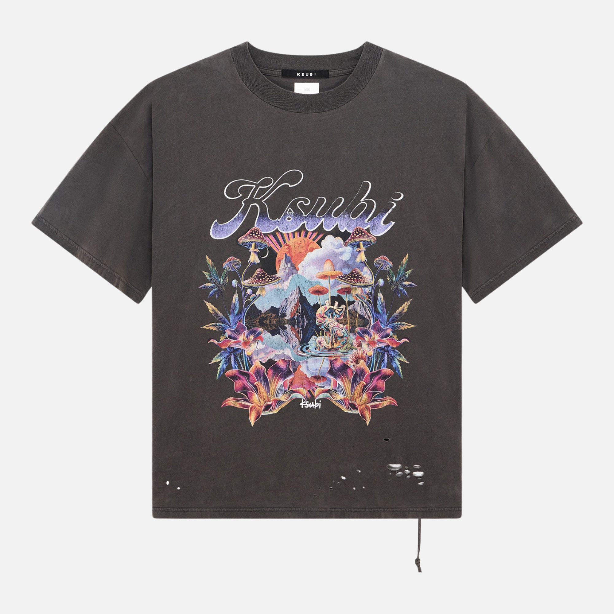 Ksubi Old Black Hendrix Ekcess SS T-Shirt
