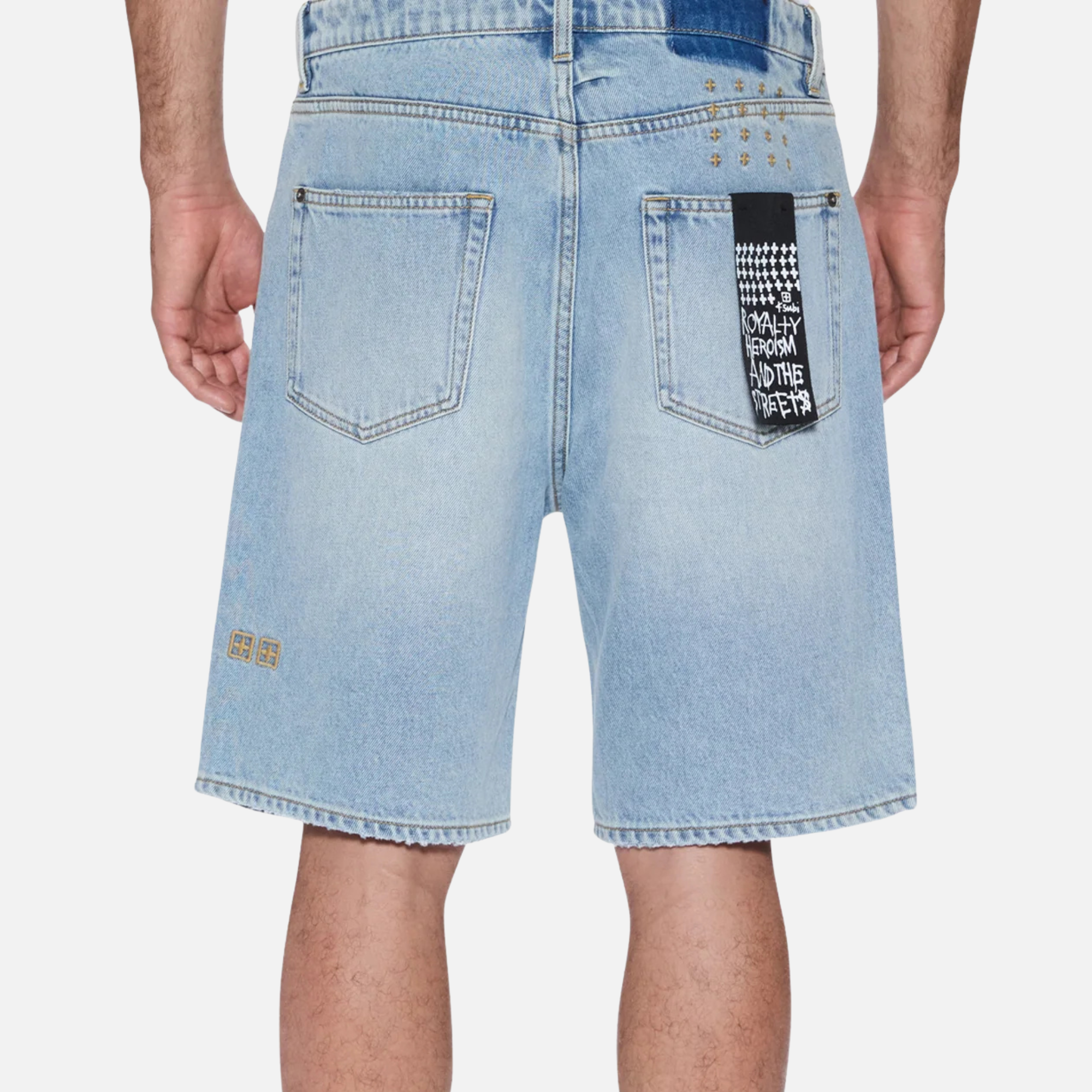 Ksubi Anti K Siberia Jean Shorts