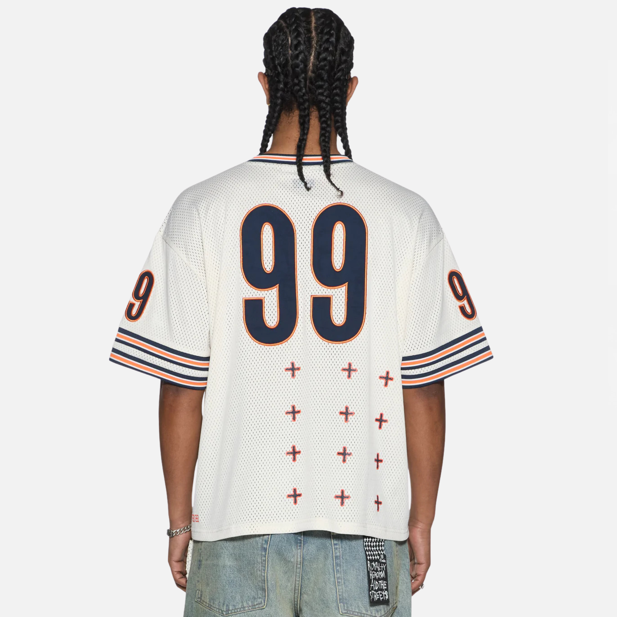 Ksubi Natural Bolter Duke Ecru Mesh Jersey