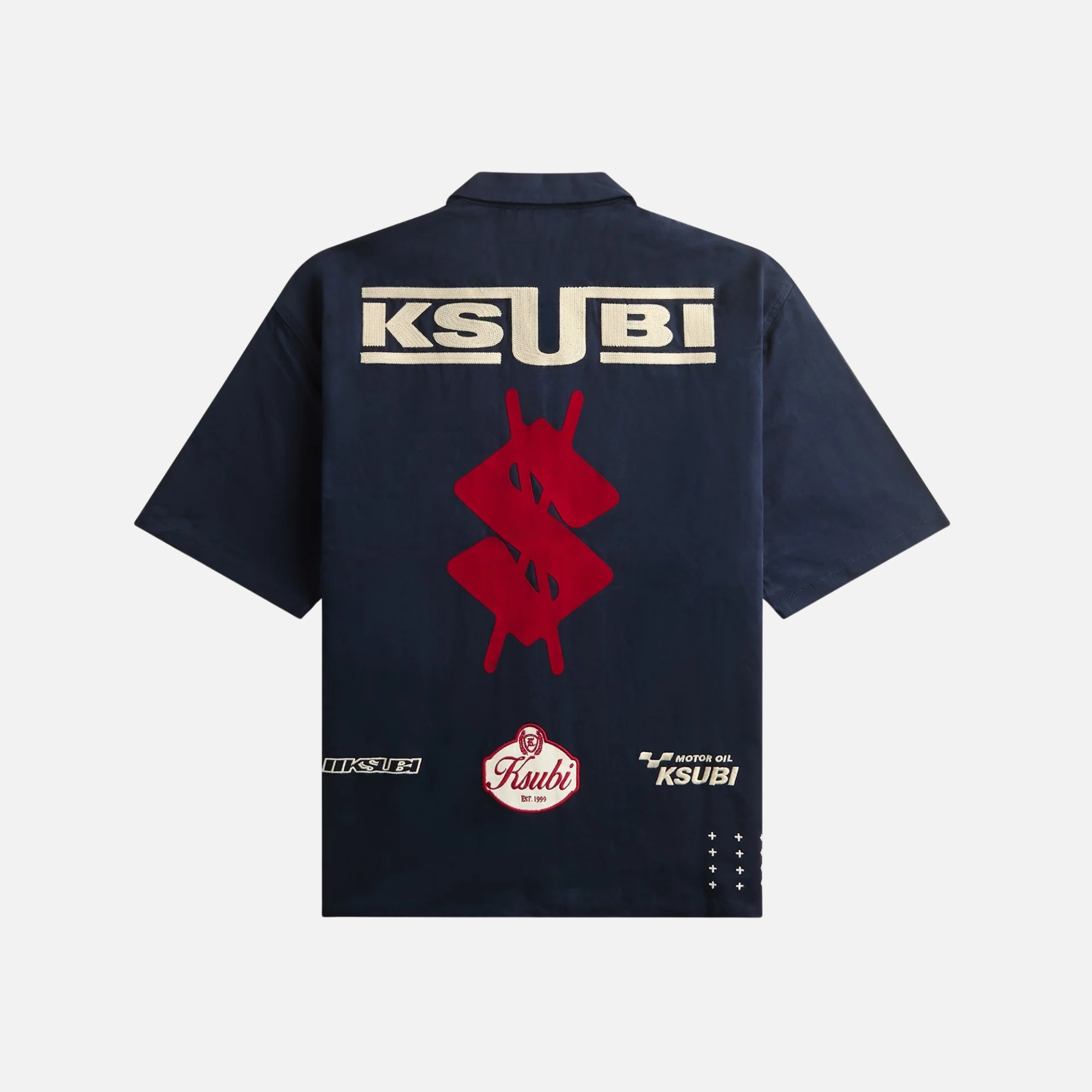 Ksubi Navy Boiler Button-Down Shirt