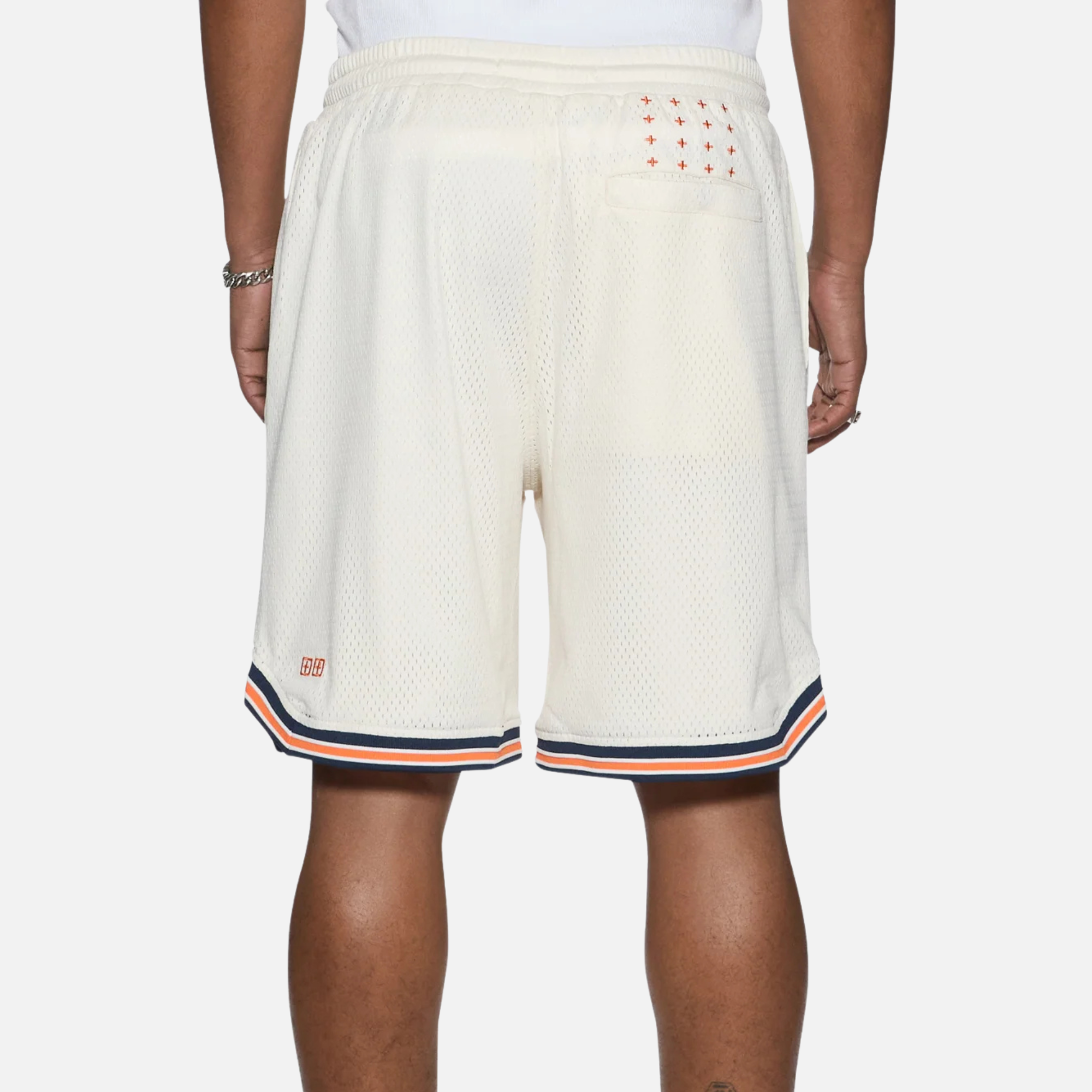 Ksubi Bolter Ecru Mesh Life Shorts