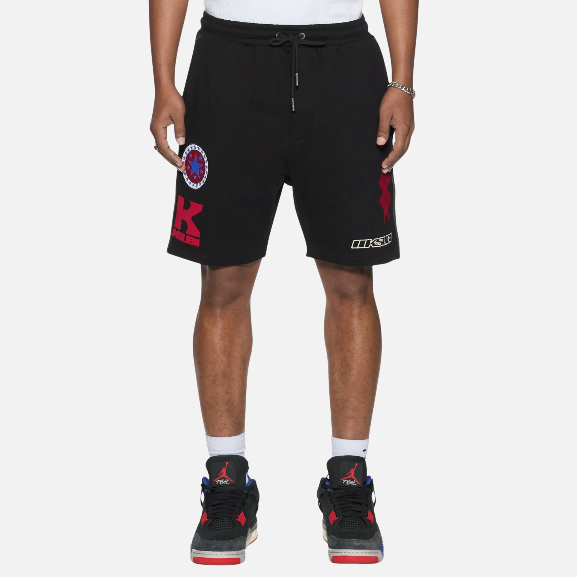 Ksubi Black Zoom Trak Shorts