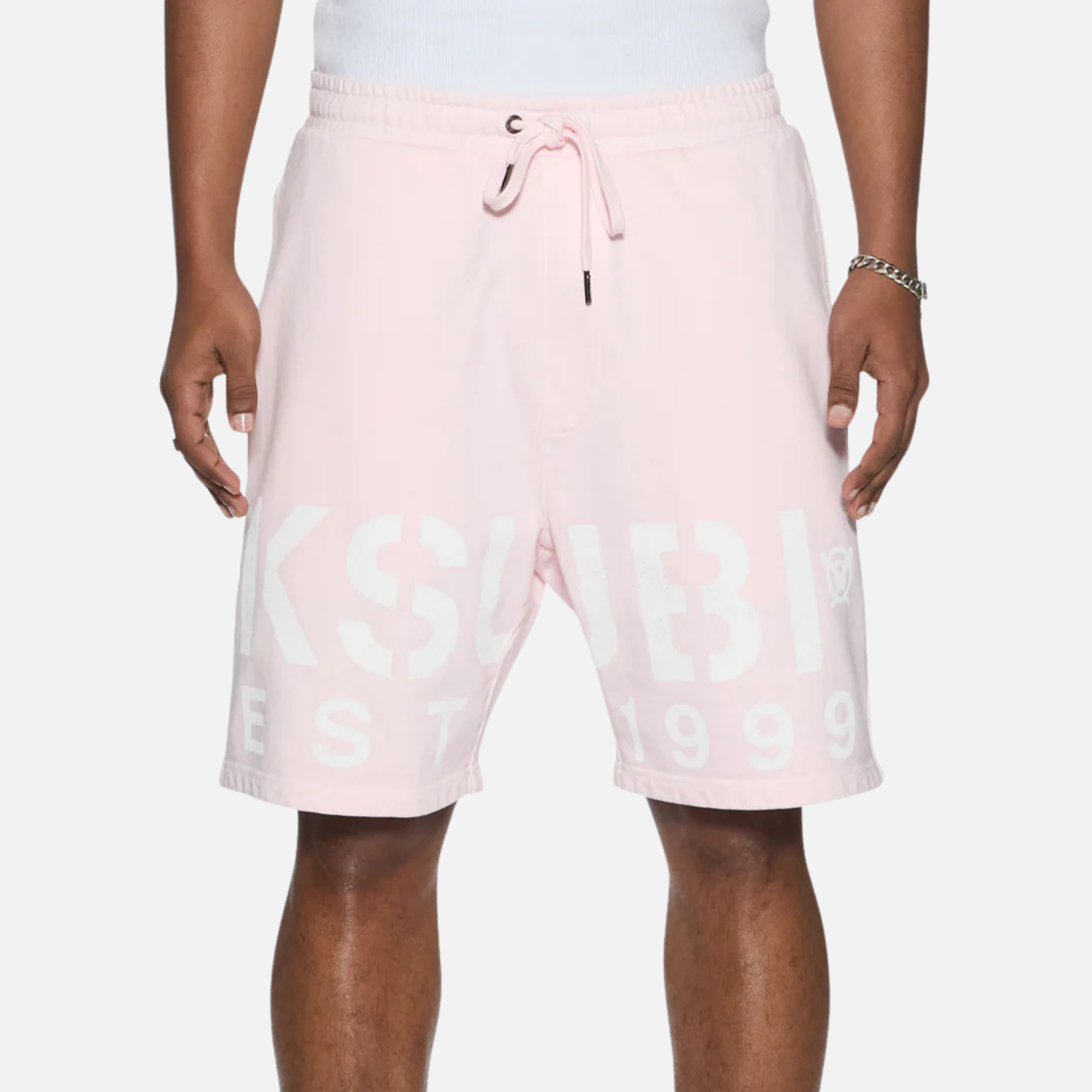 Ksubi Pink State Trak Shorts