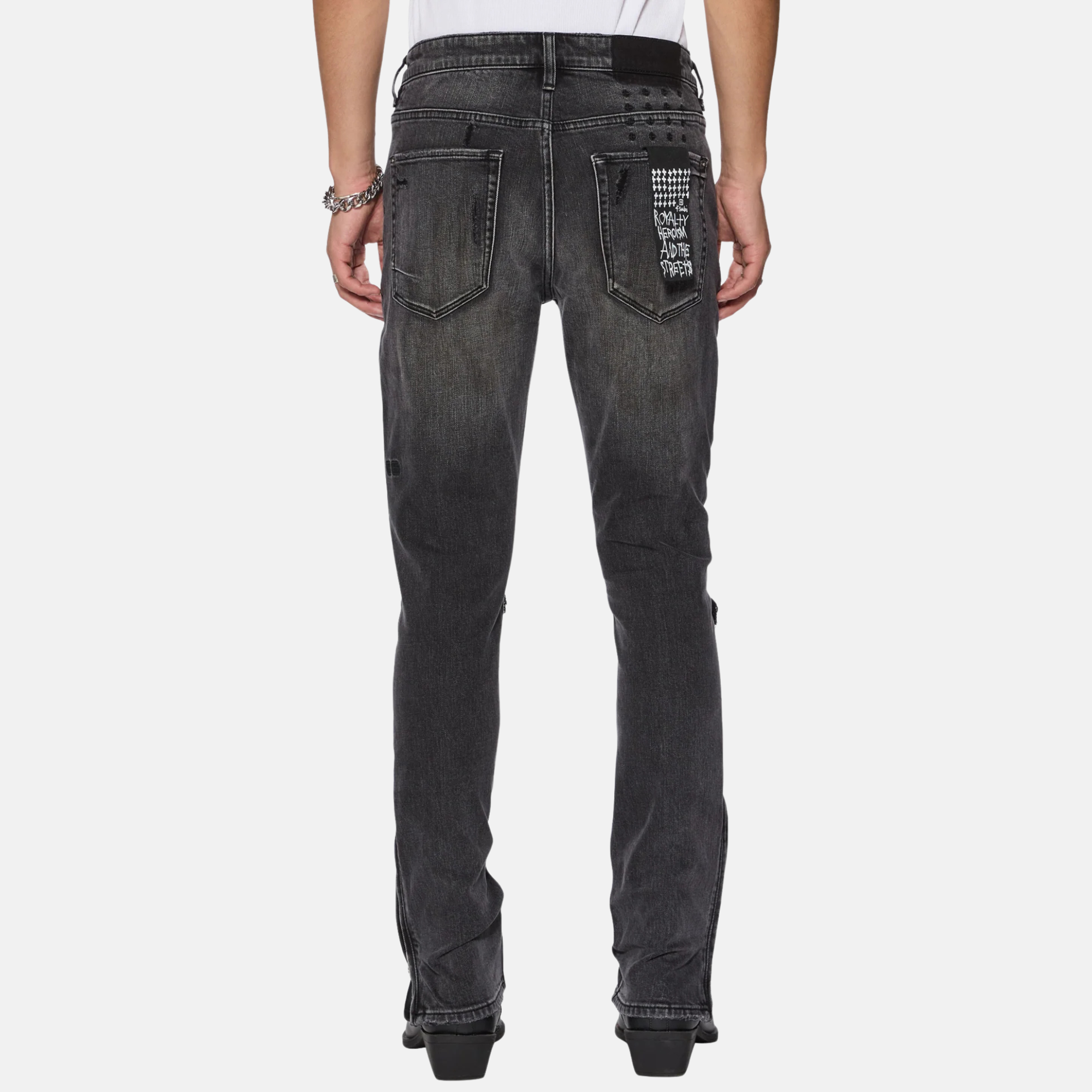 Ksubi Van Winkle Torqued Chamber Black Jeans