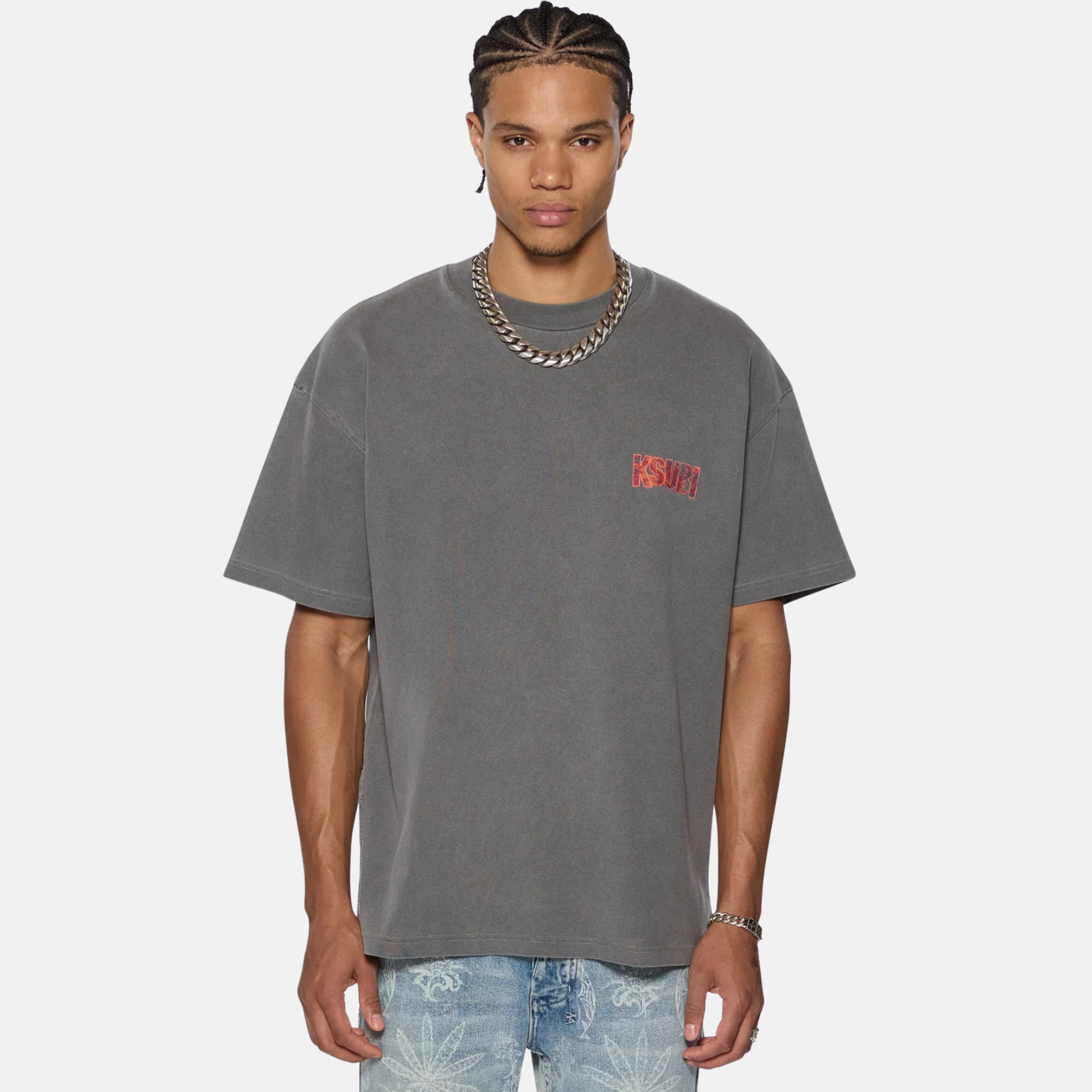 Ksubi Kickstart Ekcess Charcoal T-Shirt
