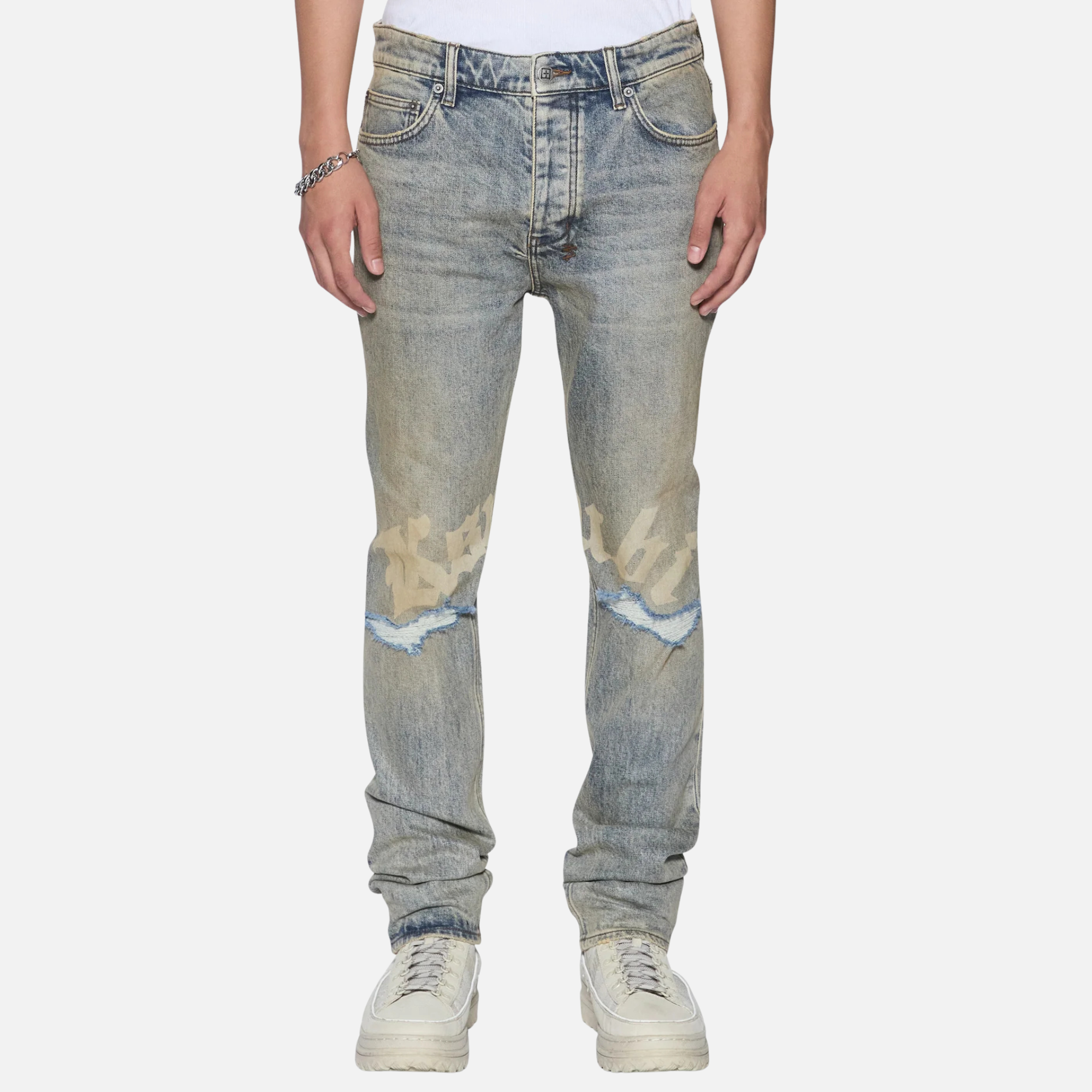 Ksubi Chitch Stature Blue Trashed Idols Jeans