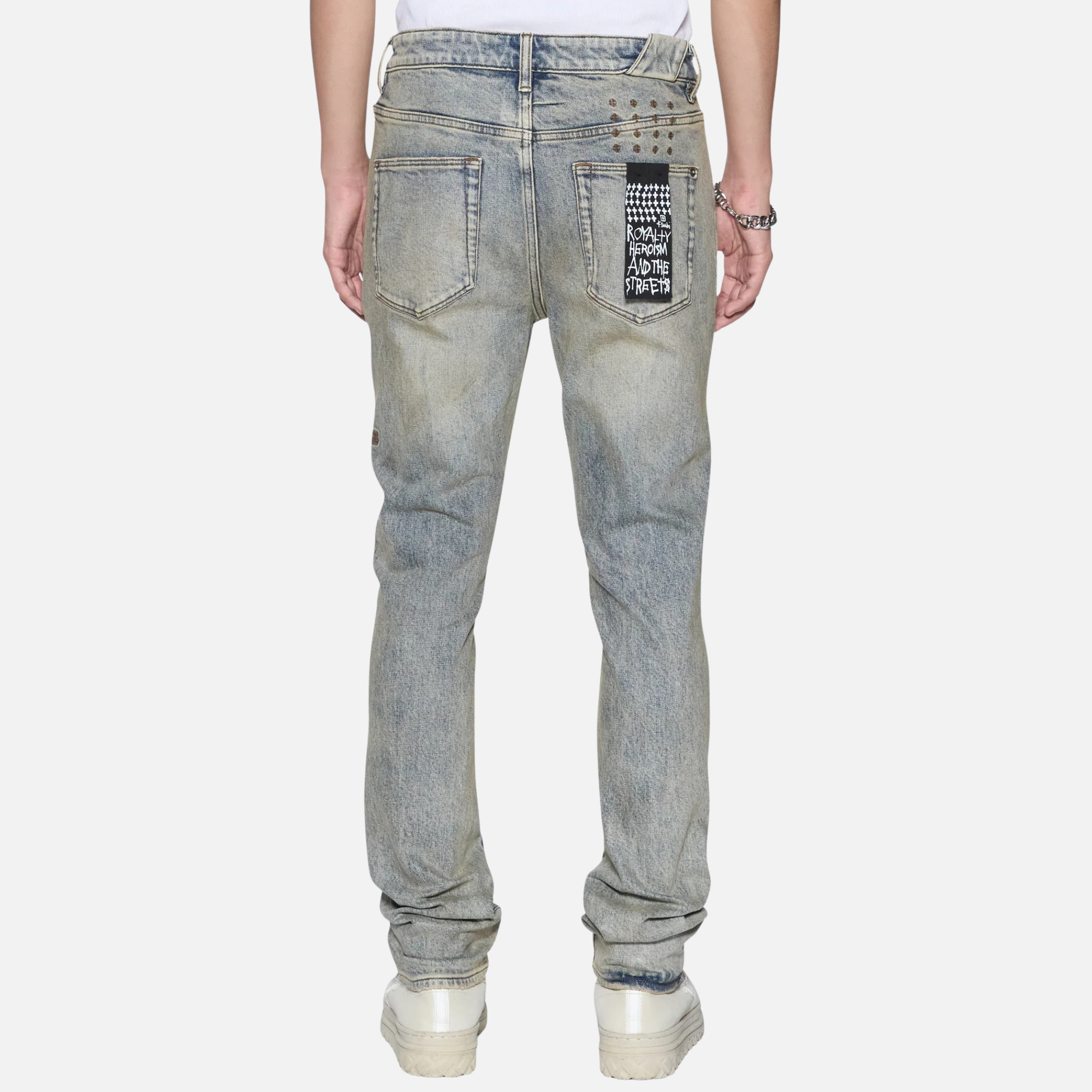 Ksubi Chitch Stature Blue Trashed Idols Jeans