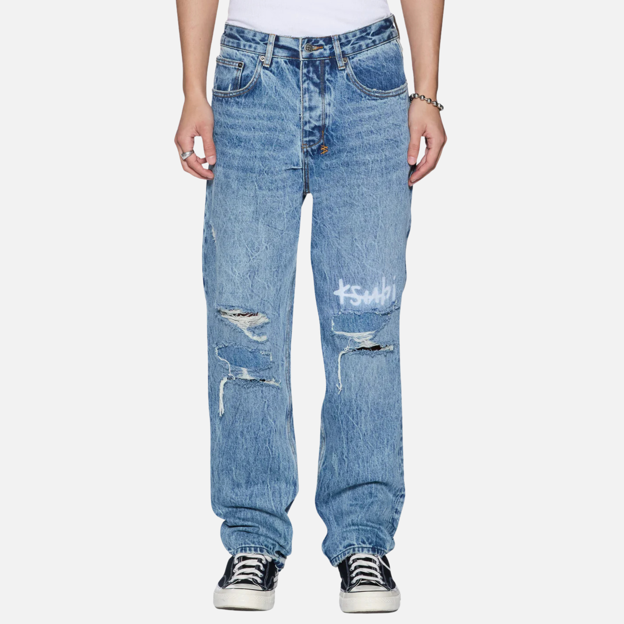 Ksubi Anti K Public Blue Trashed 1999 Jeans