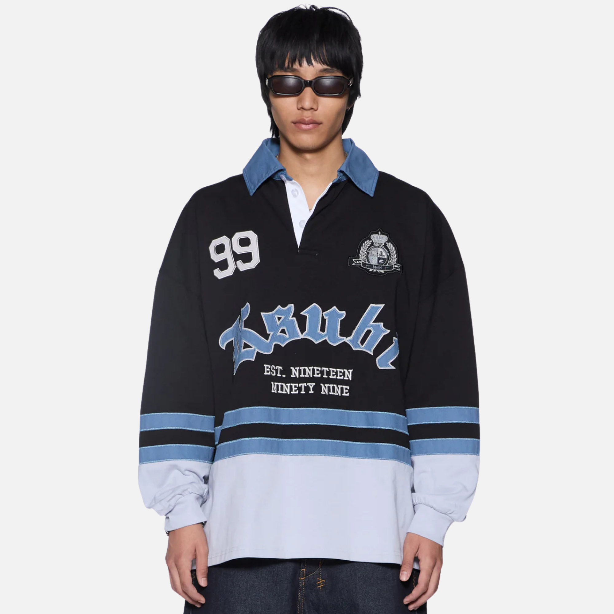 Ksubi Idol Long Sleeve Rugby Shirt – Puffer Reds