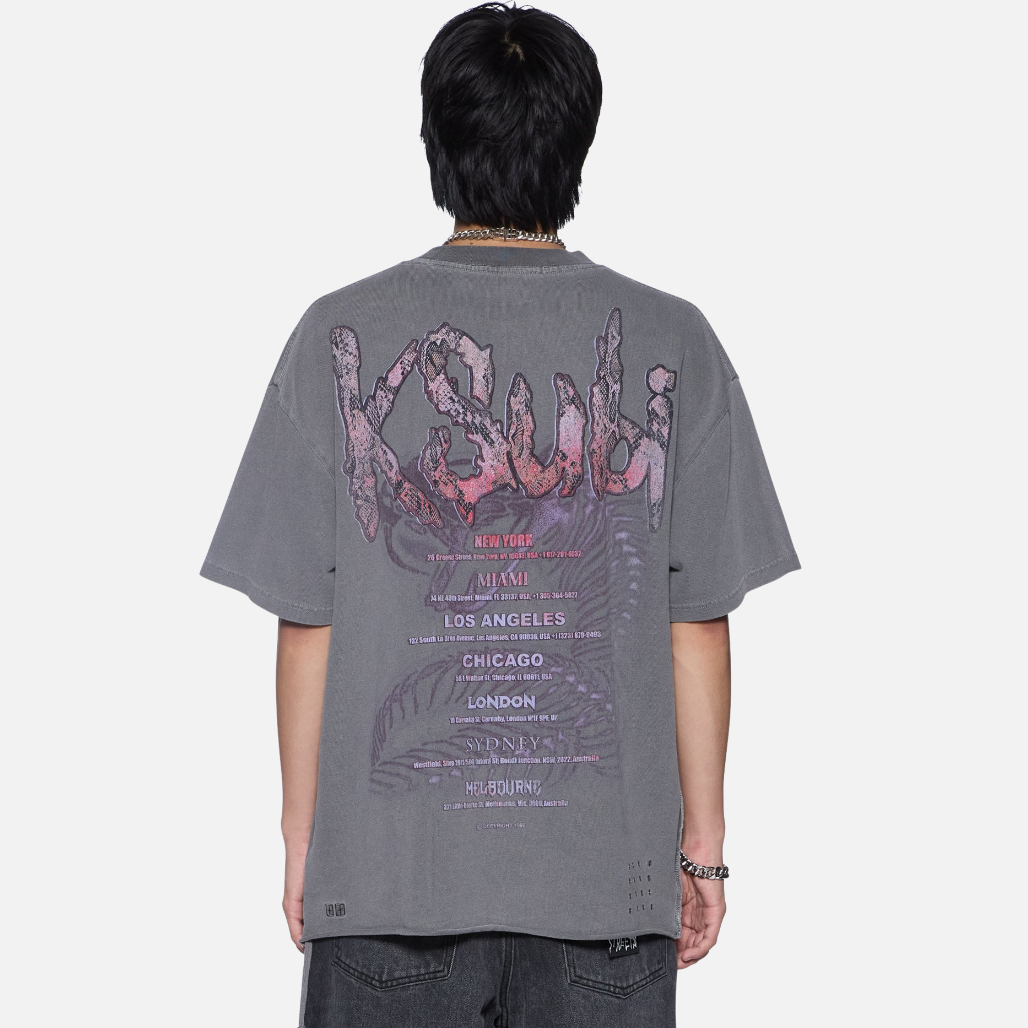 Ksubi Knotted Excess Grey T-Shirt