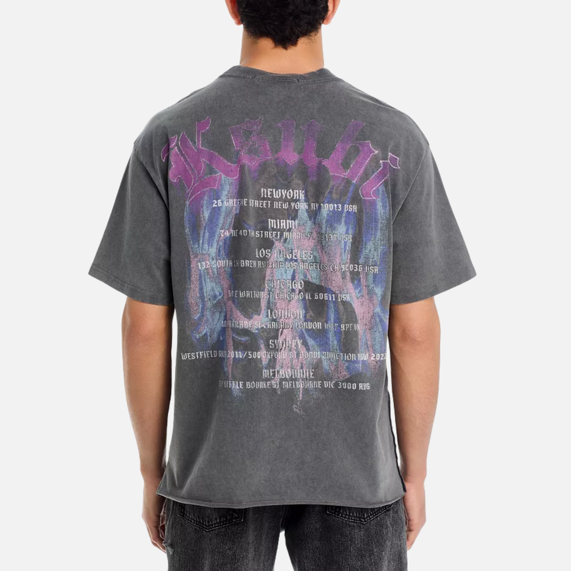 Ksubi Charcoal Fallen Ekcess T-Shirt