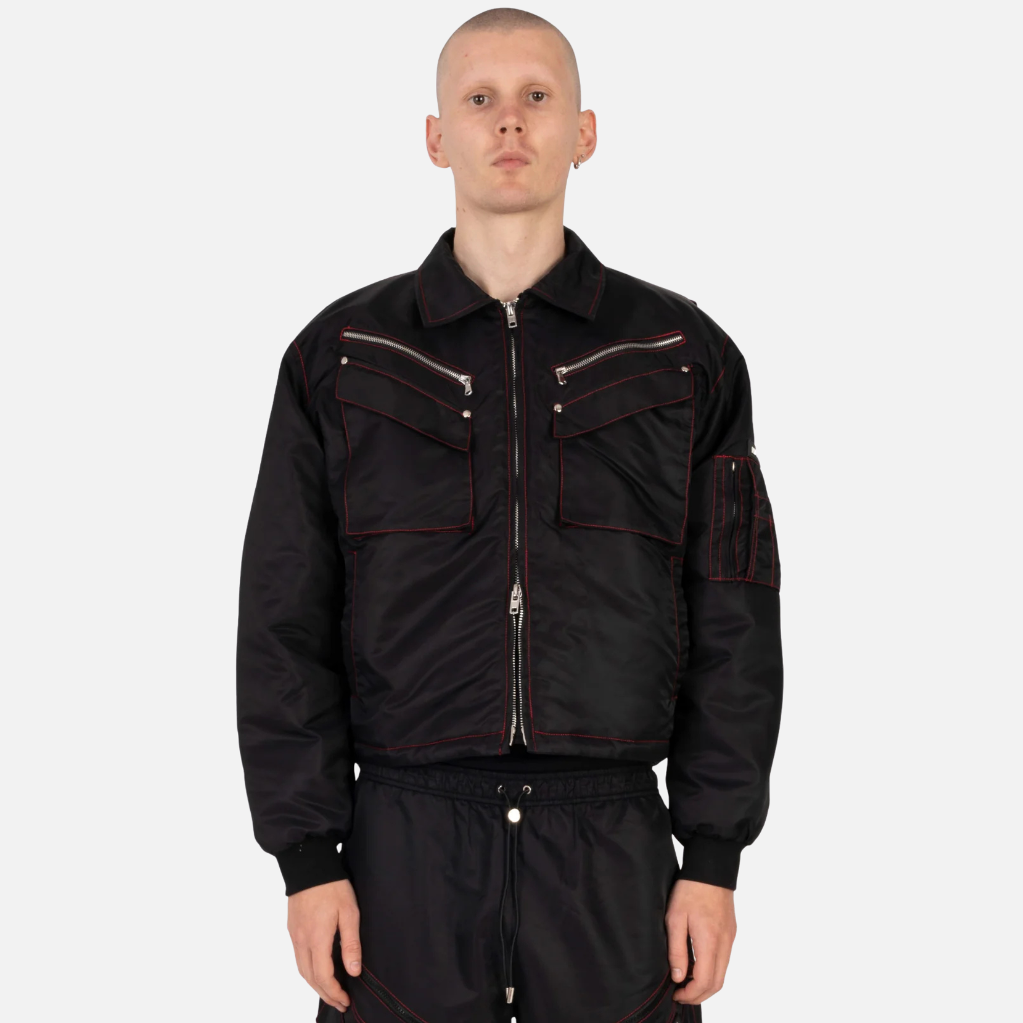 Nash New York Black Parachute Bomber