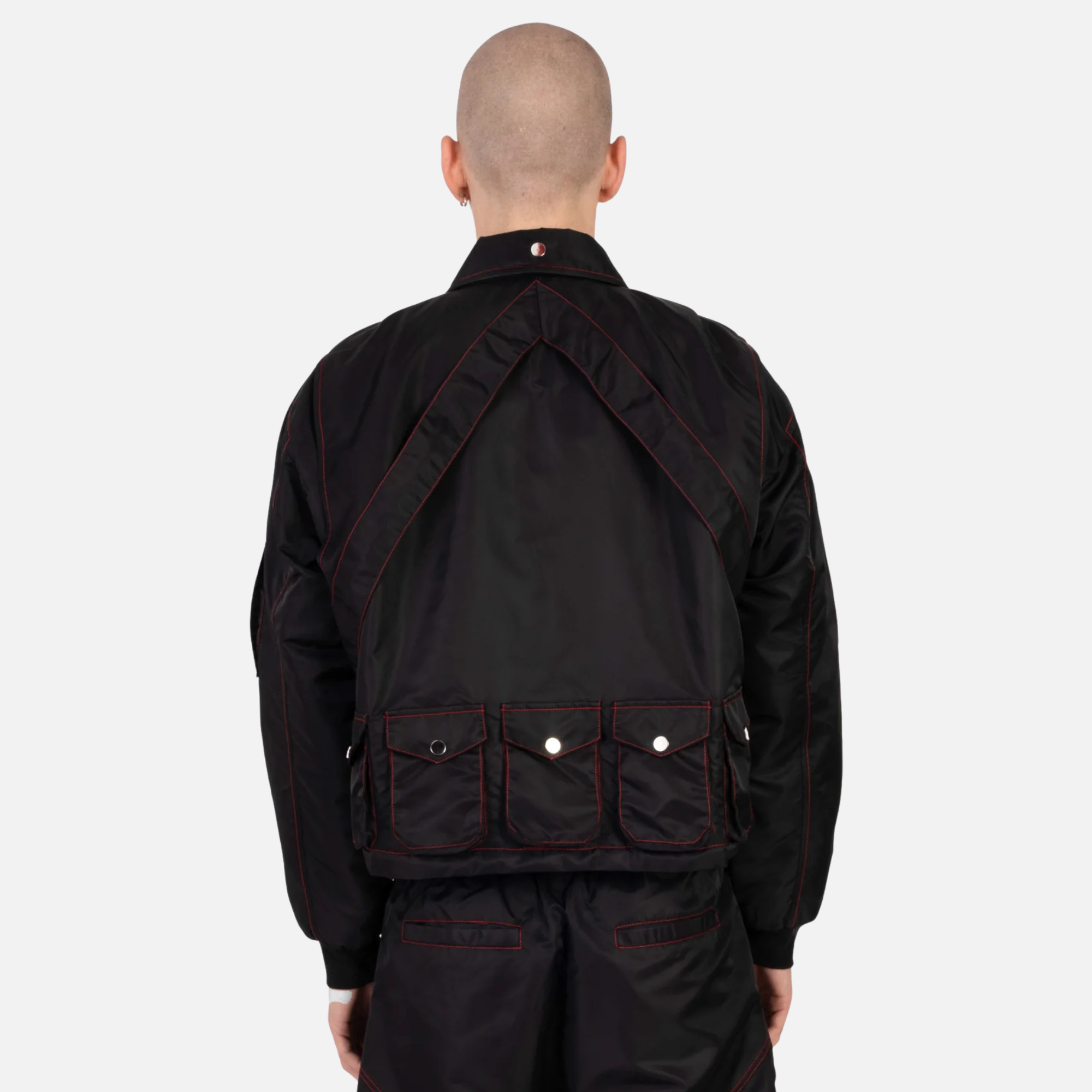 Nash New York Black Parachute Bomber