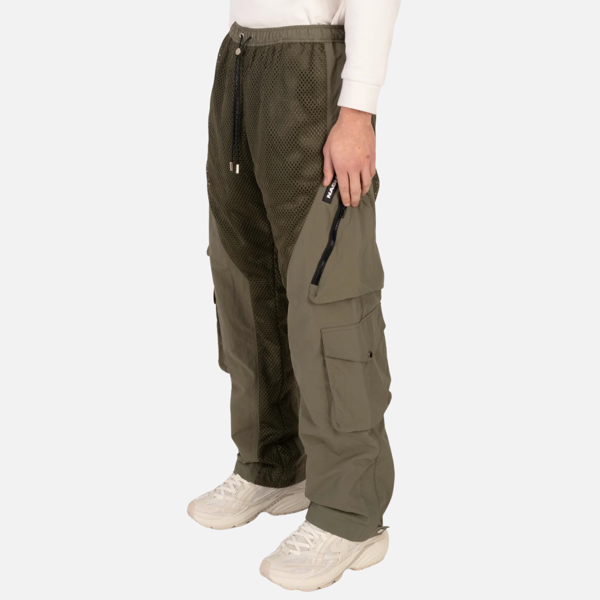 Nash New York Olive Mesh Cargo Pants
