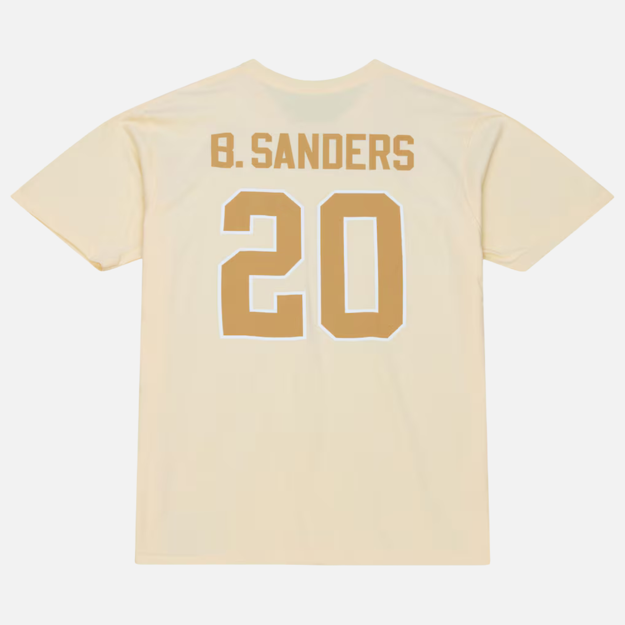 Mitchell & Ness NFL Sandman Name & Number Detroit Lions Barry Sanders T-Shirt
