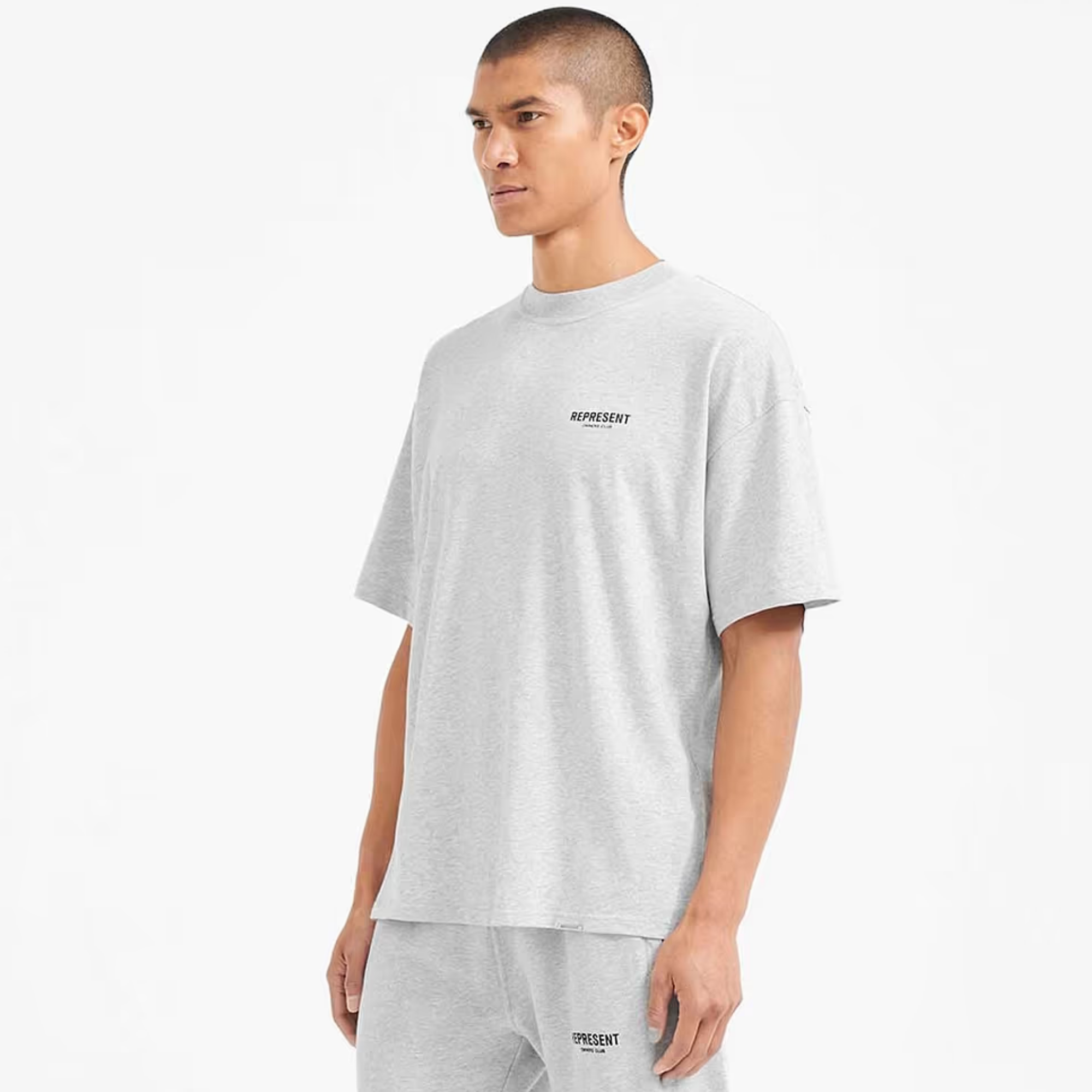 Represent Ash Grey Owners Club T-Shirt – Puffer Reds