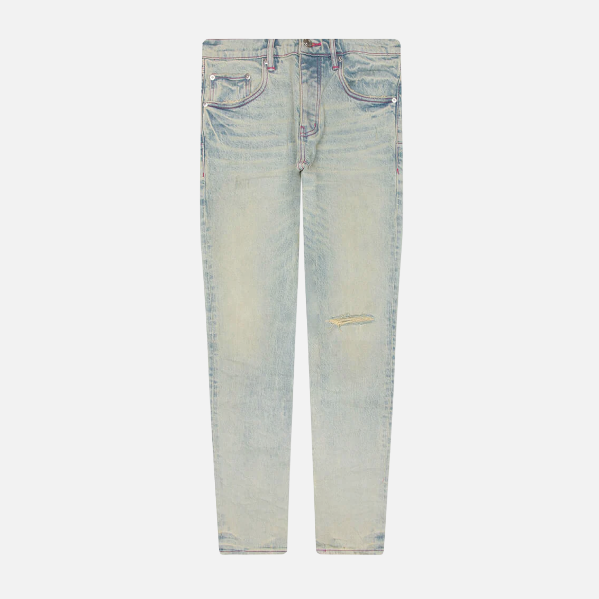 Purple Brand Light Indigo Granita Skinny Jeans