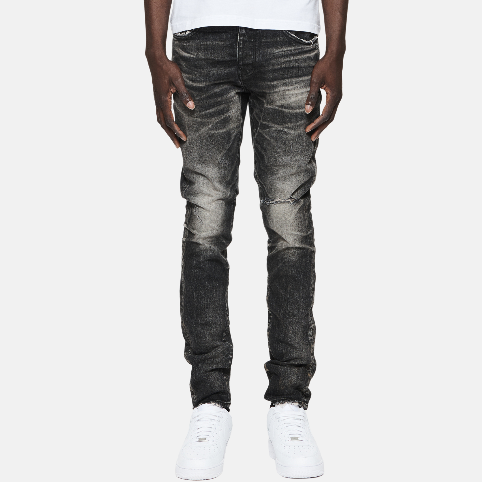 Purple Brand Black 2 Year Dirty Fade Jeans – Puffer Reds