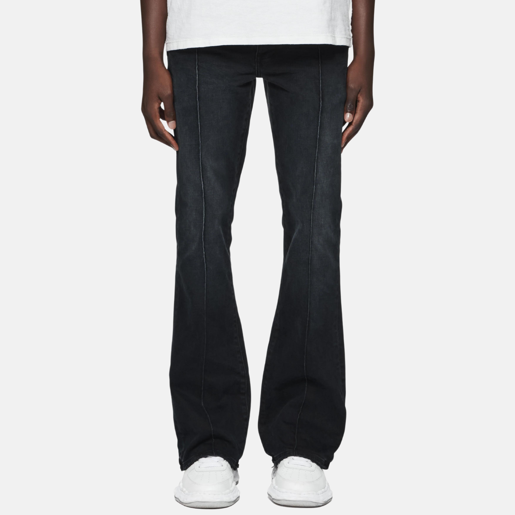 Purple Brand Black Pintuck Flare Overdye Jeans – Puffer Reds Purple Brand Black Pintuck Flare Overdye Jeans – Puffer Reds