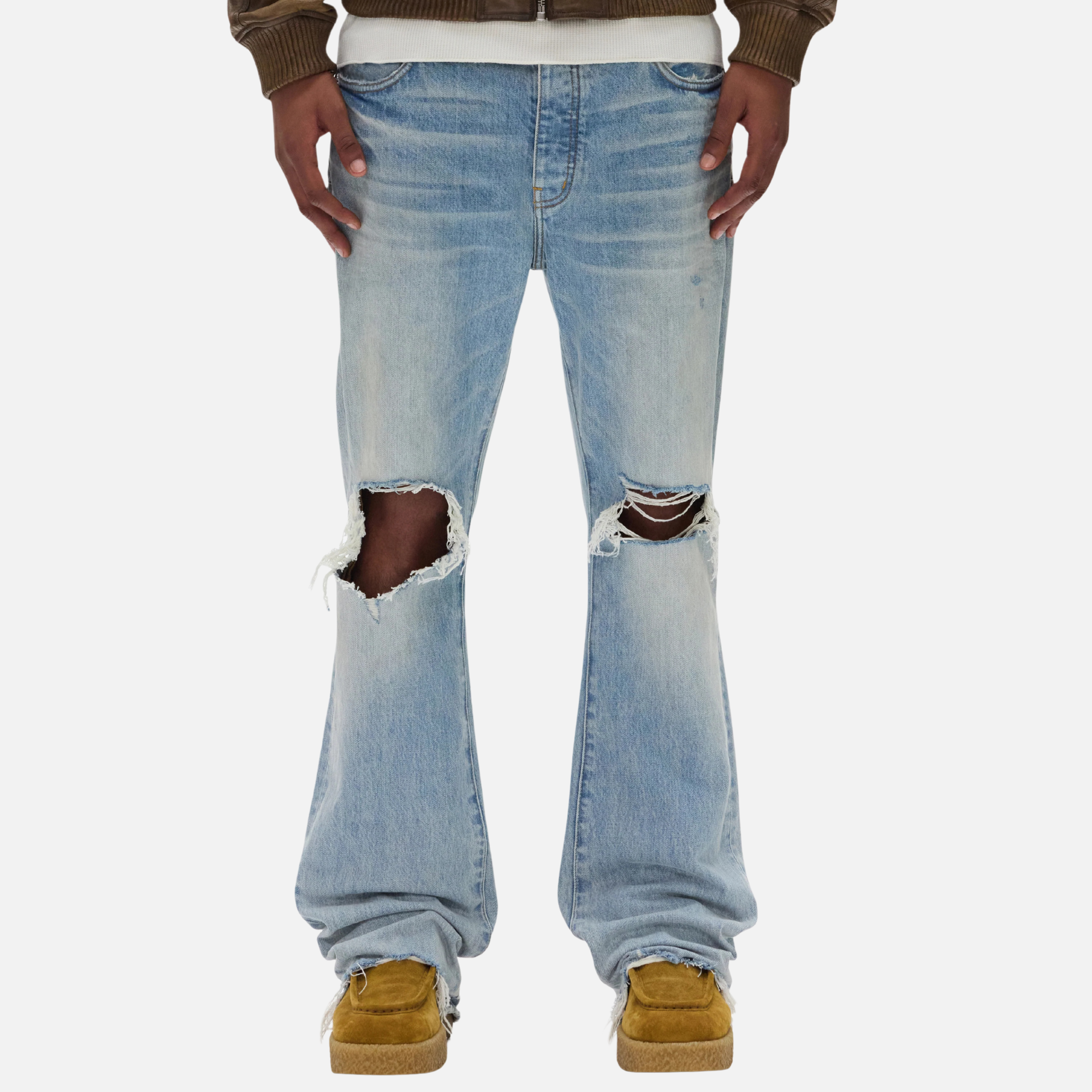 Purple Brand Lucca Fade Bootcut Jeans – Puffer Reds