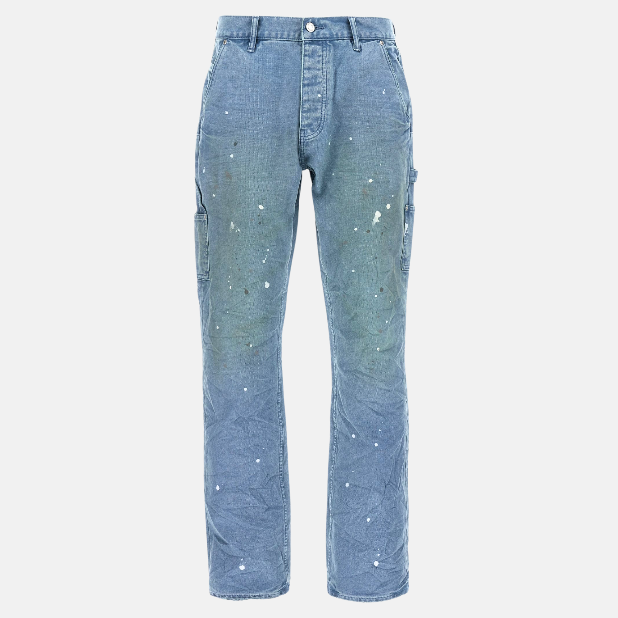 Purple Brand French Blue Copper Plate Carpenter Pants