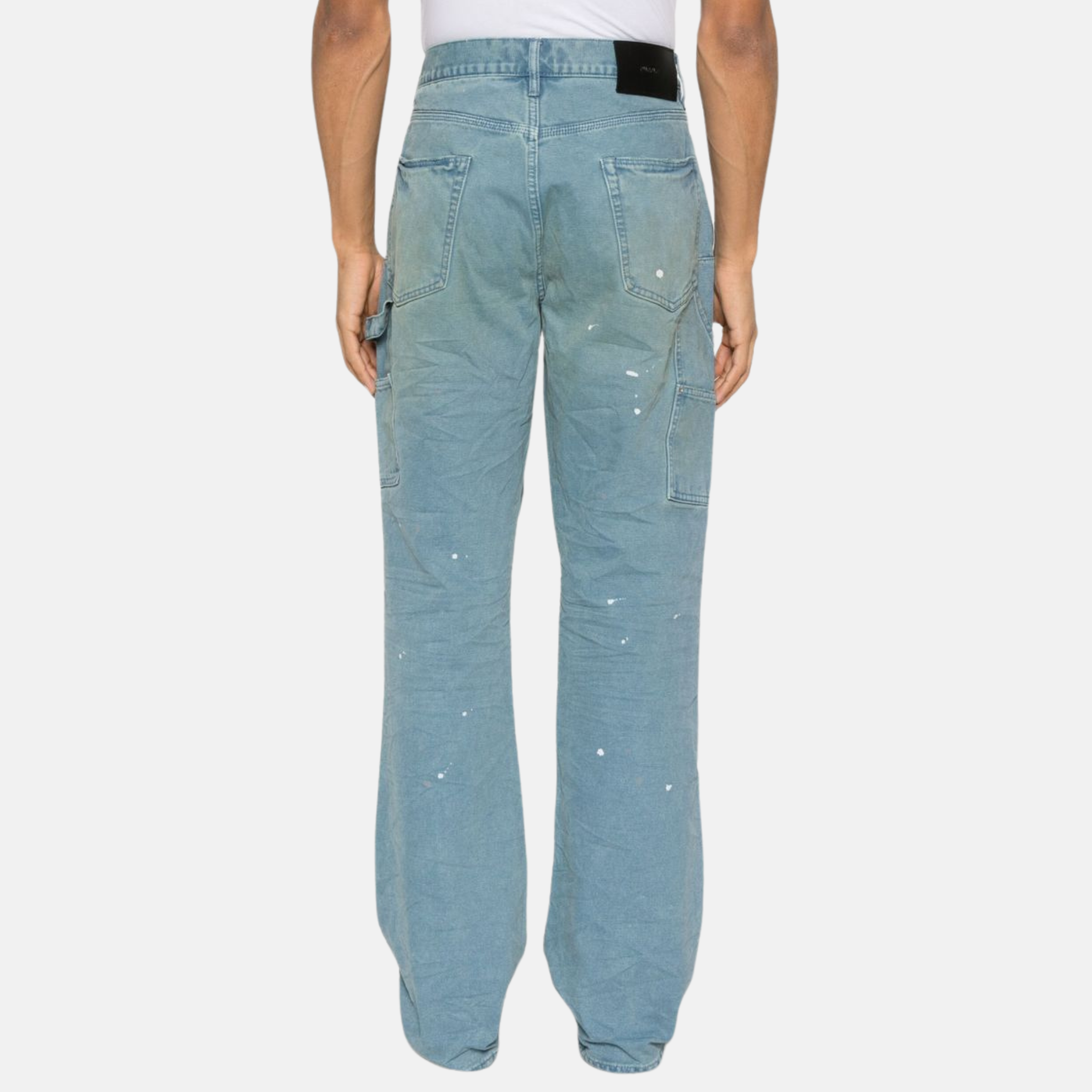 Purple Brand French Blue Copper Plate Carpenter Pants