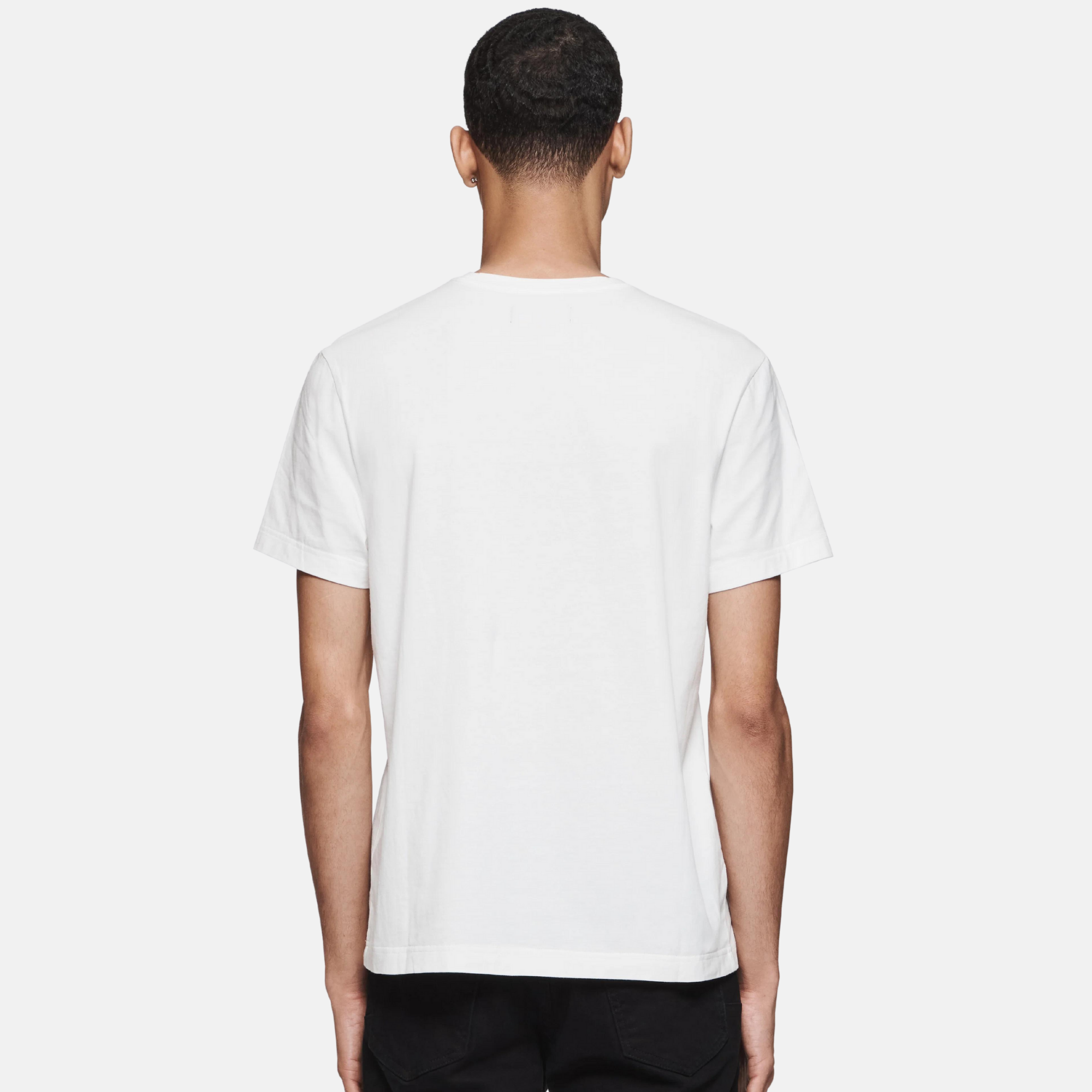 Purple Brand Script White T-Shirt