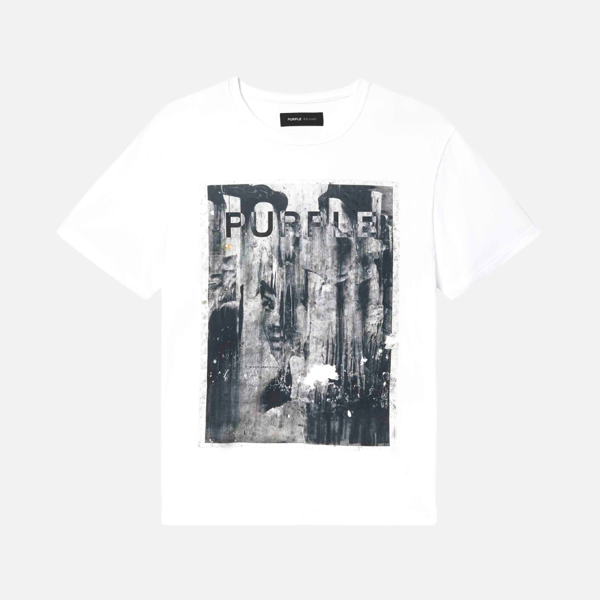 Purple Brand White Parking Lot T-Shirt
