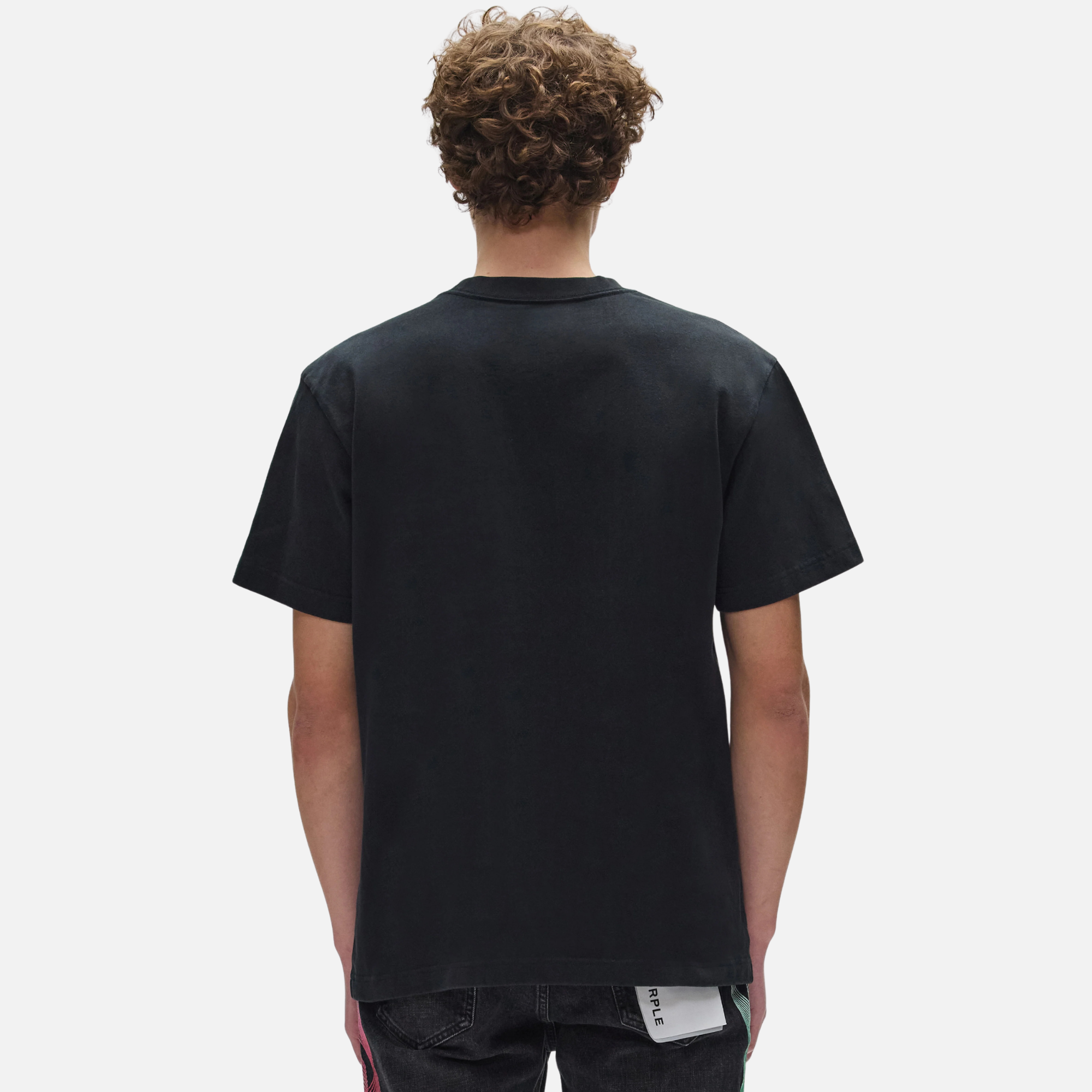 Purple Brand Black Gradient Ribbon T-Shirt