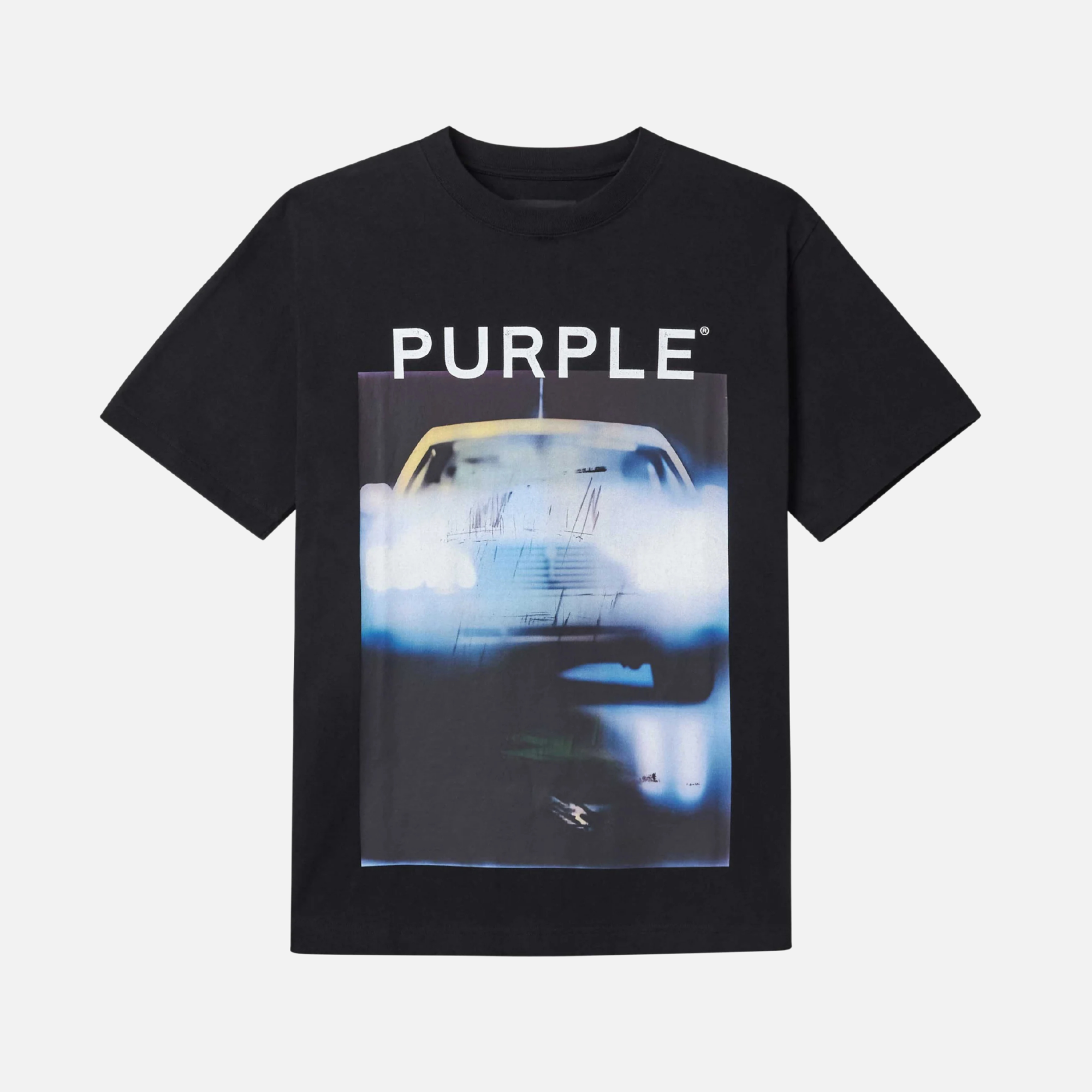 Purple Brand Black Headlights T-Shirt