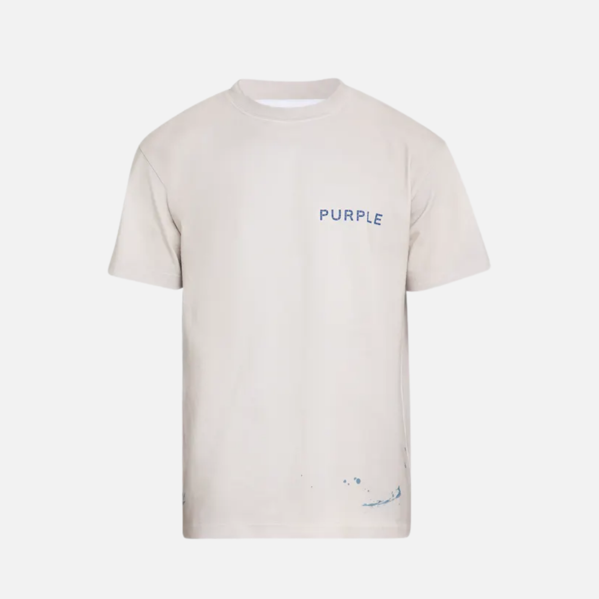 Purple Brand Khaki Wordmark T-Shirt