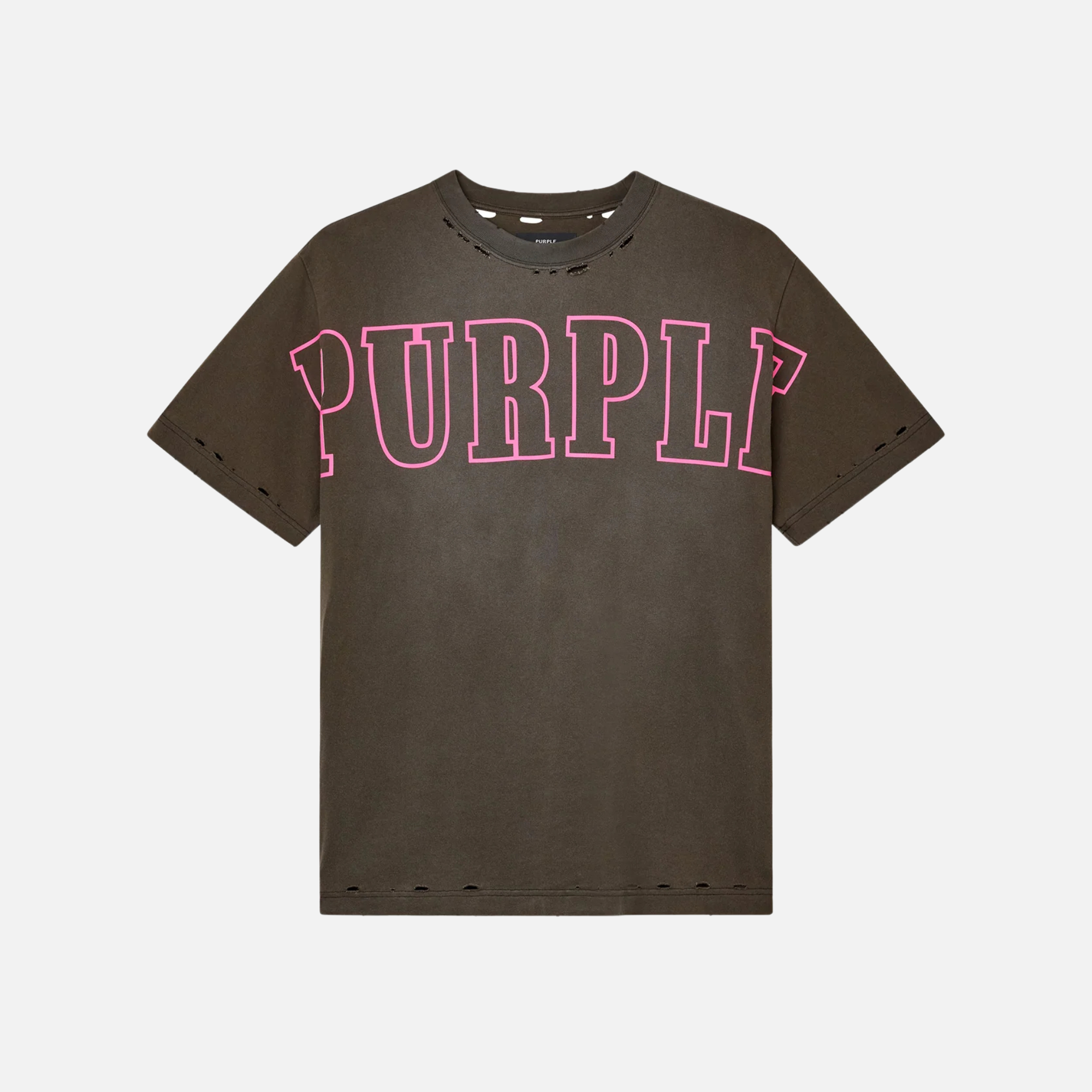 Purple Brand Slab Outline T-Shirt